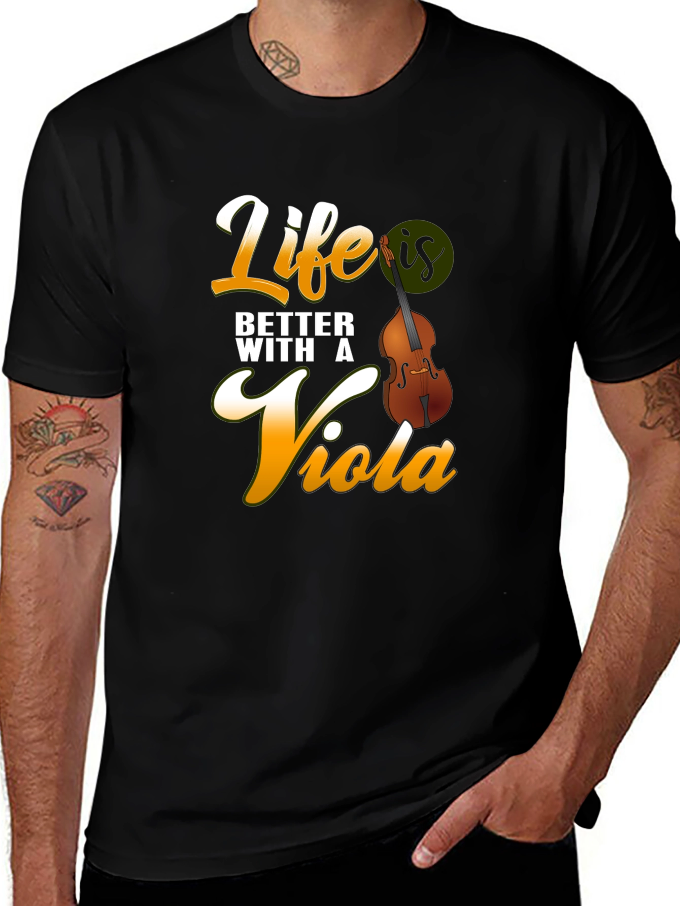 Variant 18 of Life is Better with a Viola T-Shirt