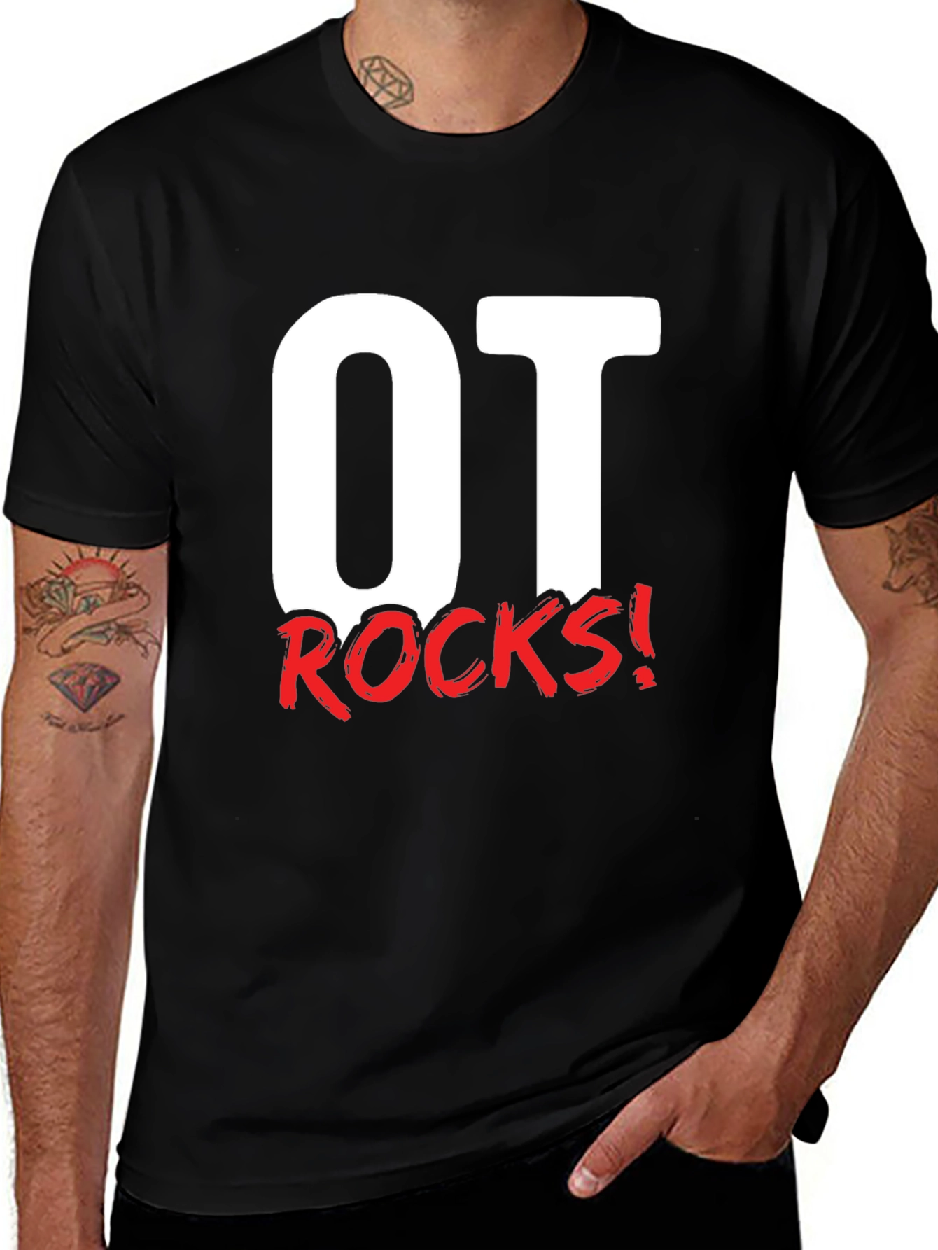 Variant 6 of OT Rocks T-Shirt - Occupational Therapy Pride Tee