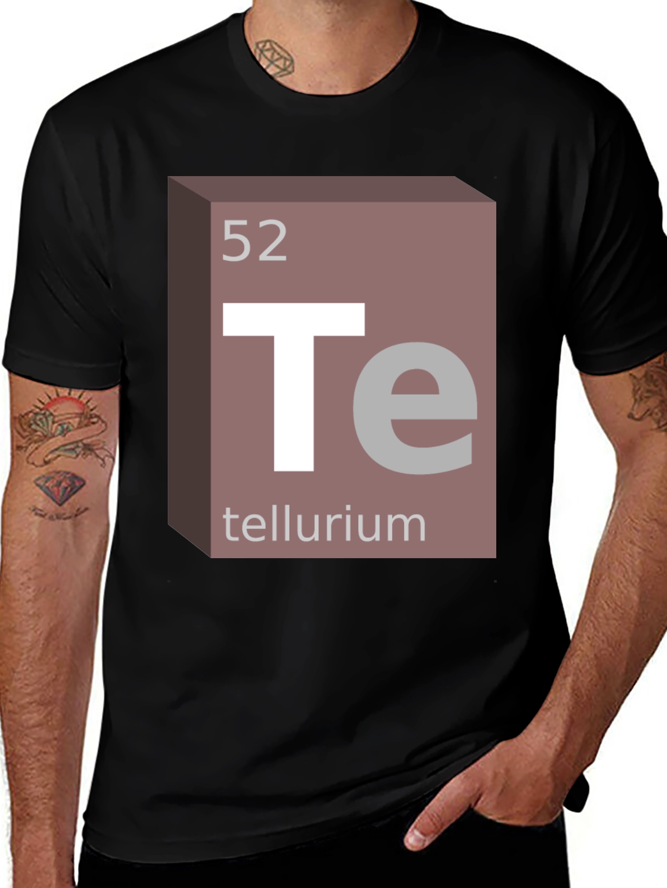 Tellurium Periodic Table Element T-Shirt