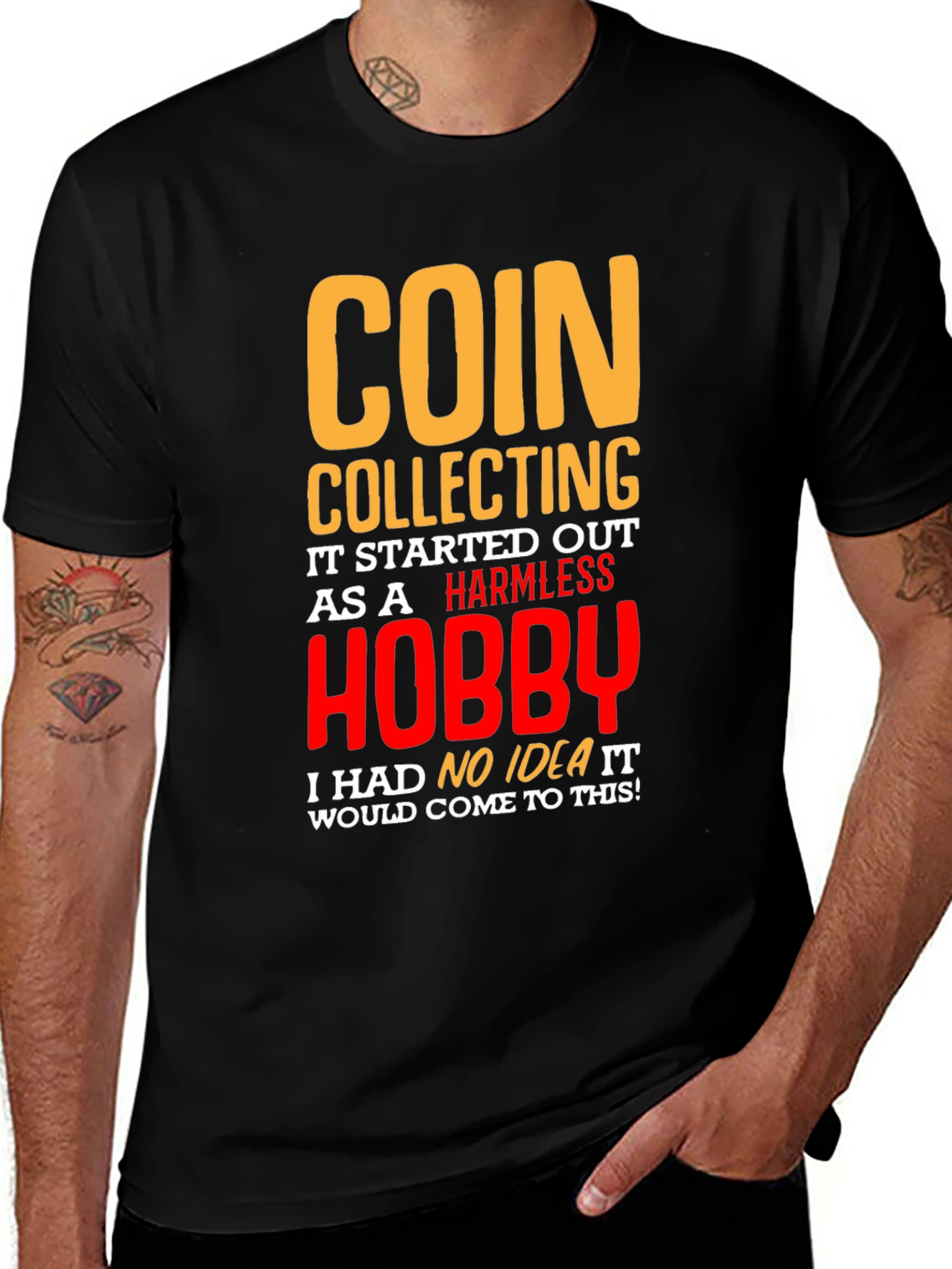 Variant 23 of Coin Collecting Hobby T-Shirt
