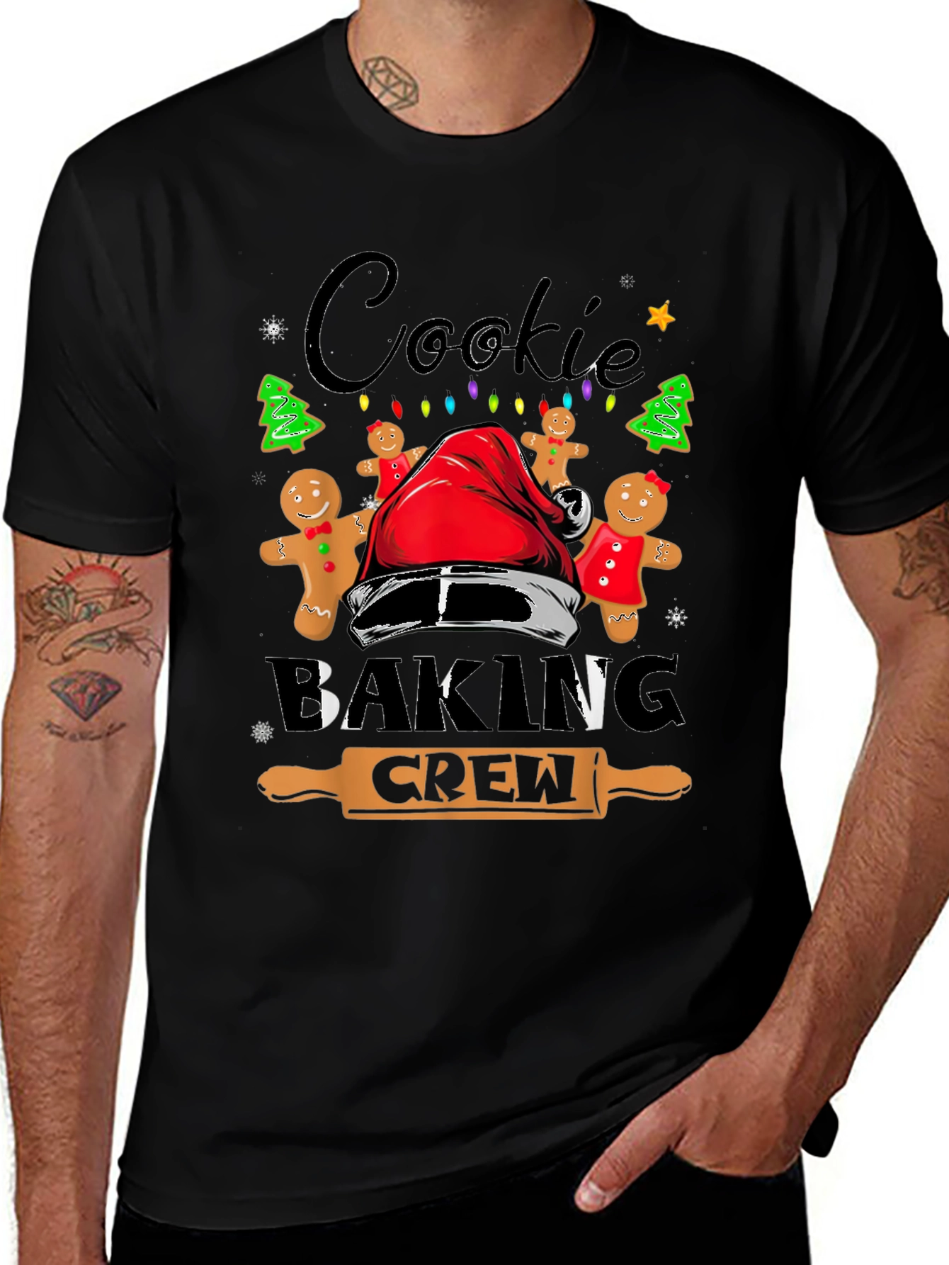 Variant 17 of Cookie Baking Crew Christmas T-Shirt