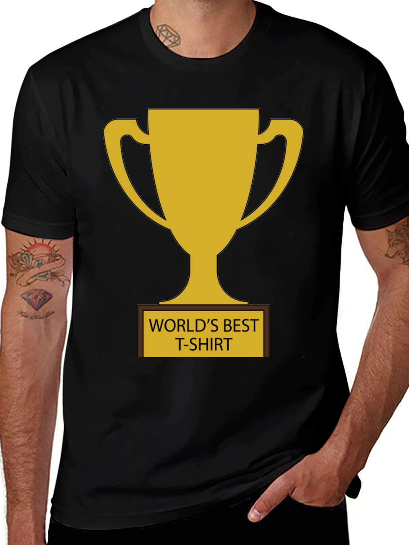 Variant 8 of World's Best T-Shirt Graphic Tee - Black