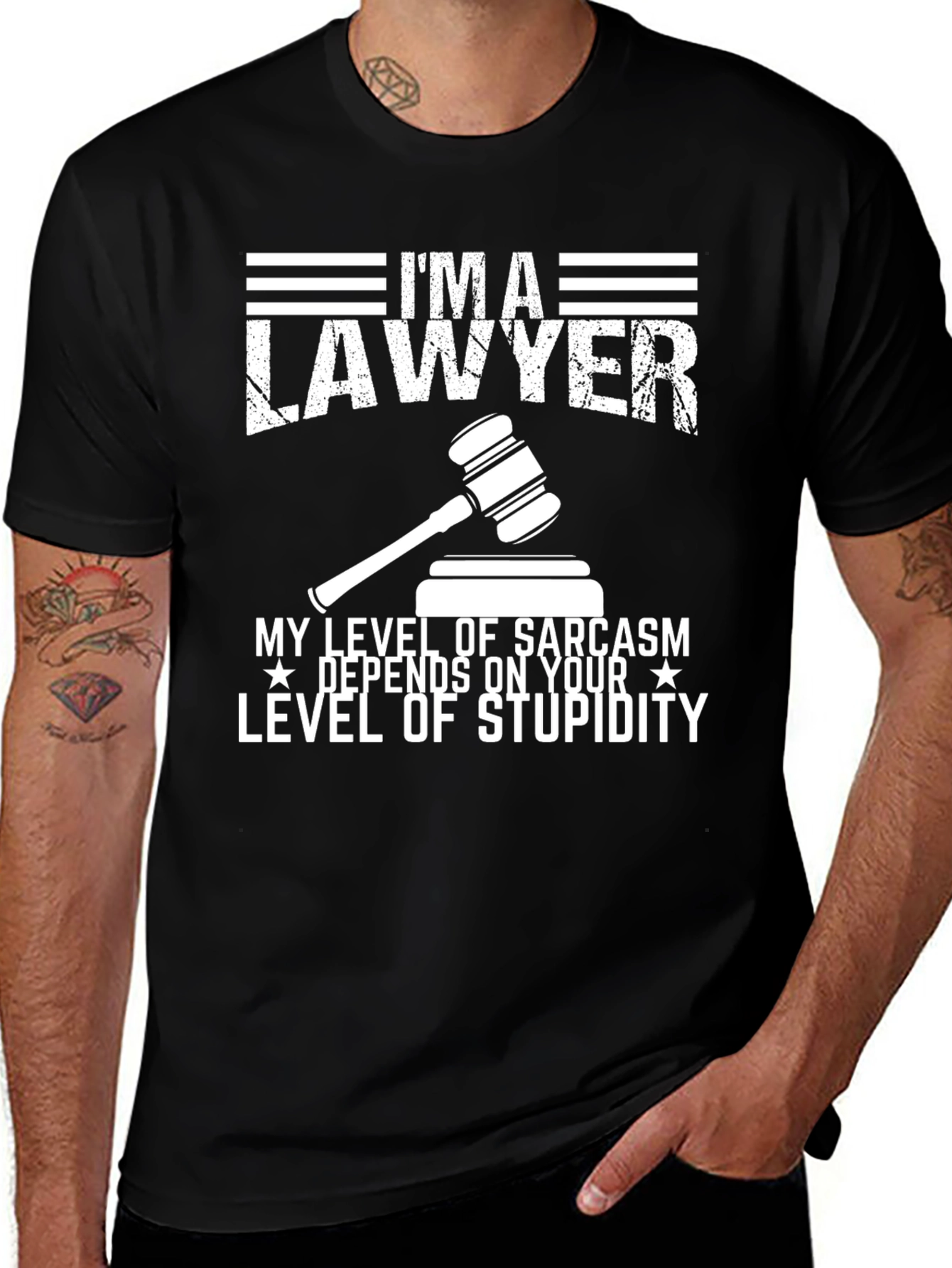 Variant 24 of Lawyer Sarcasm Humor Graphic T-Shirt