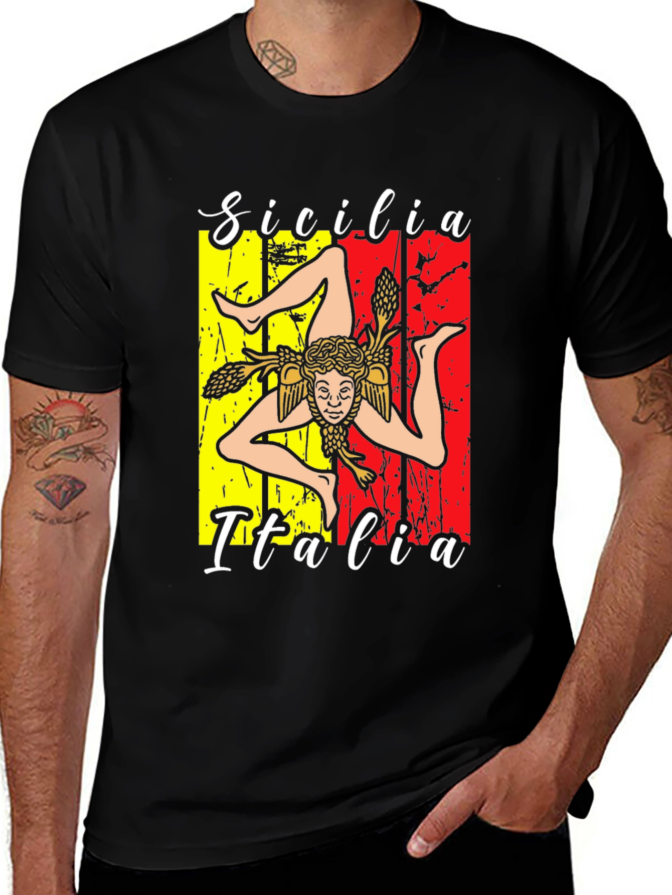Sicilia Italia Graphic T-Shirt