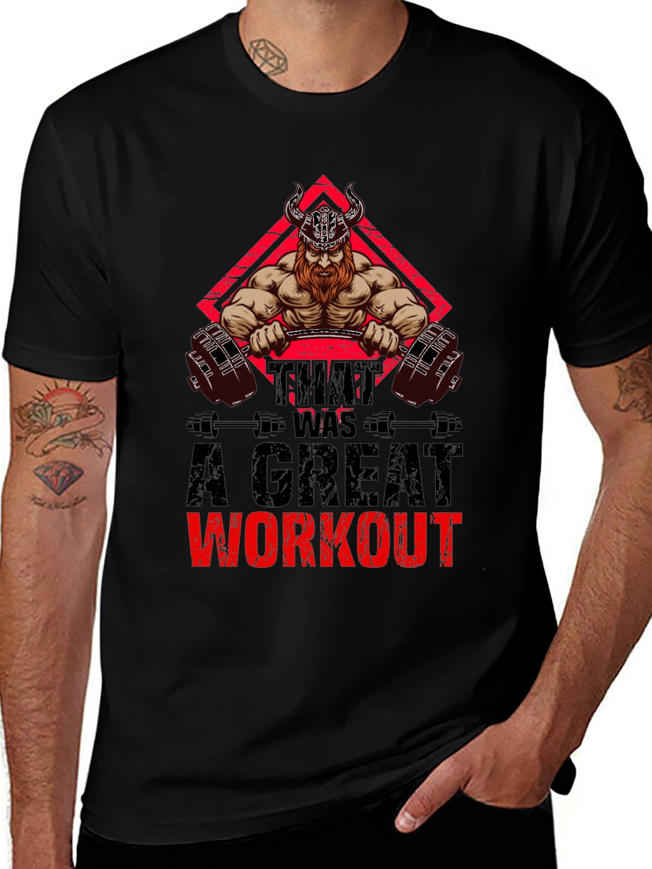Viking Workout T-Shirt - Gym Motivation