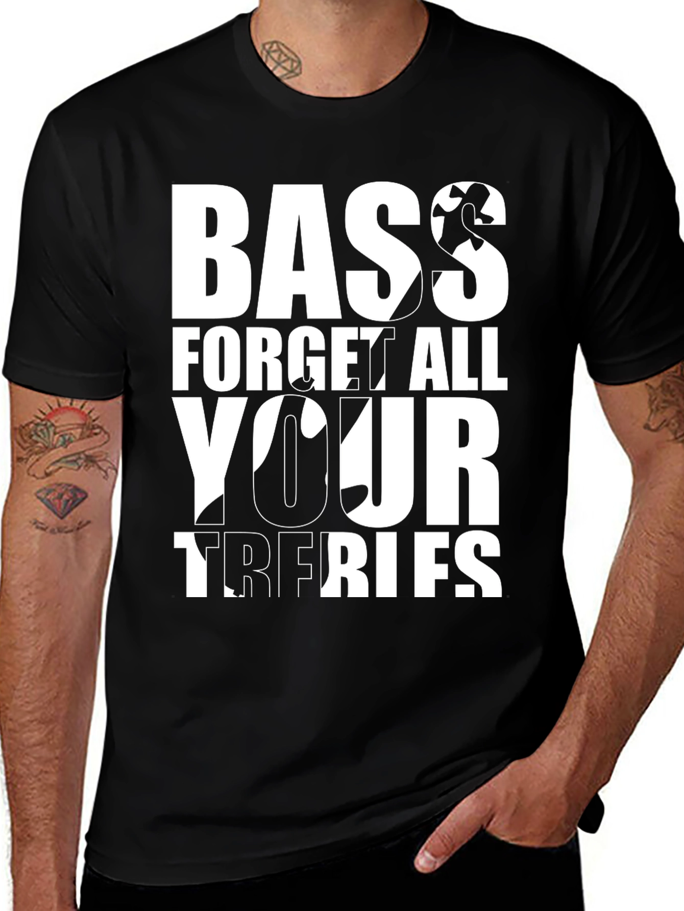 Variant 30 of Bass Forget All Your Trebles T-Shirt