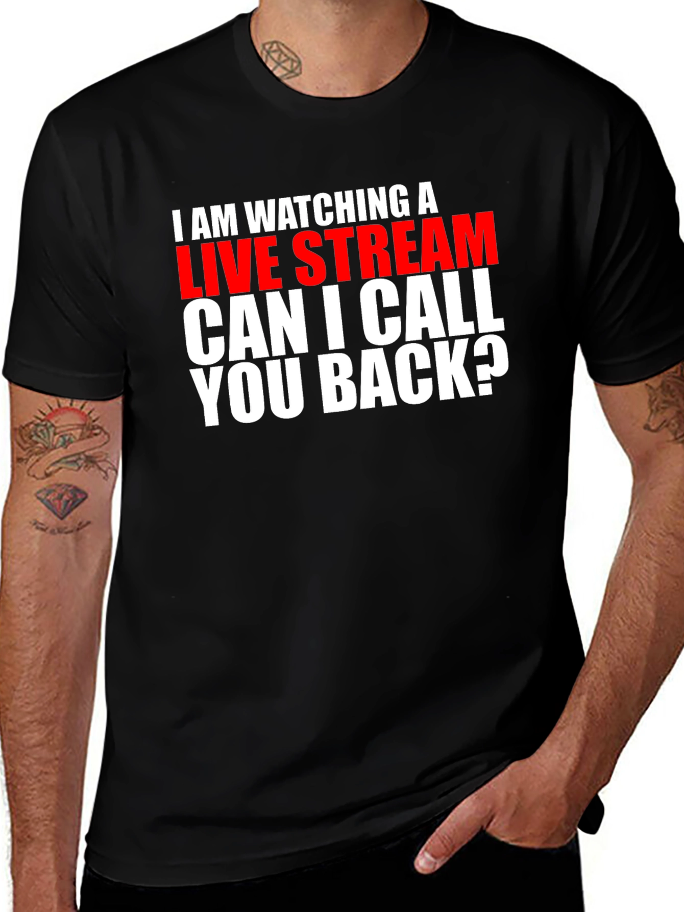 Live Stream T-Shirt - Funny Gamer Tee