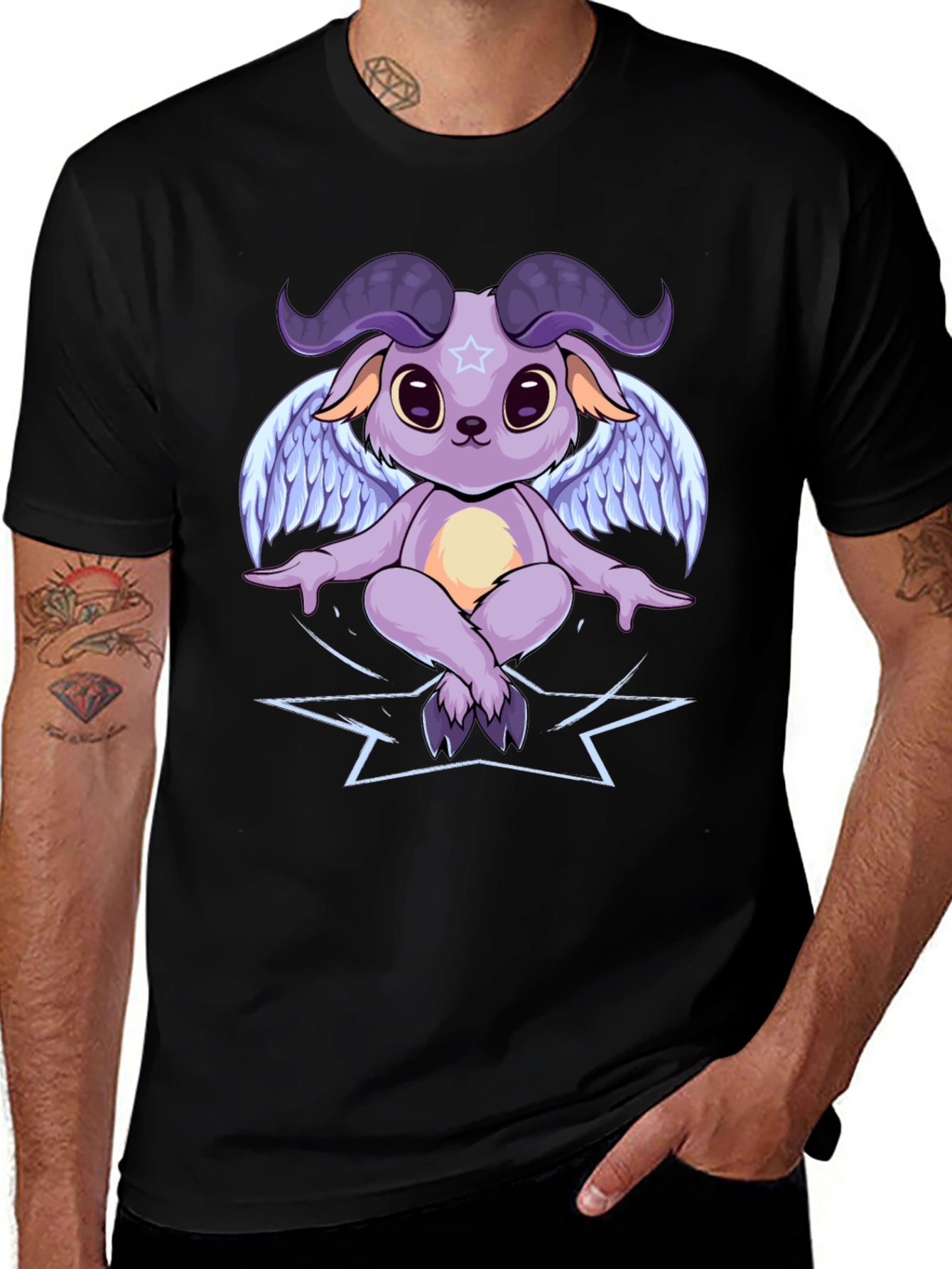 Variant 14 of Cute Kawaii Pastel Goth Demon T-Shirt