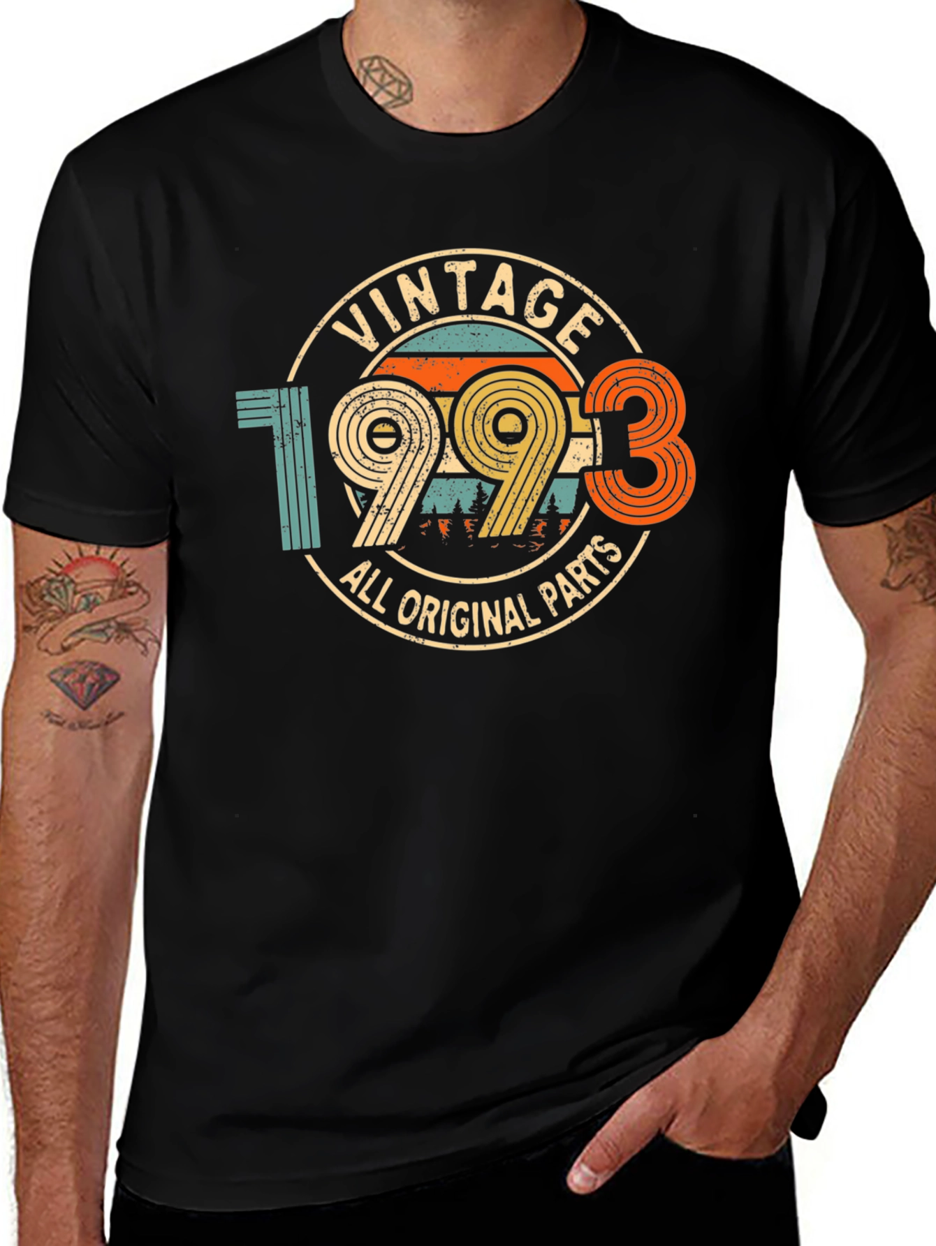Variant 14 of Vintage 1993 All Original Parts Graphic T-Shirt