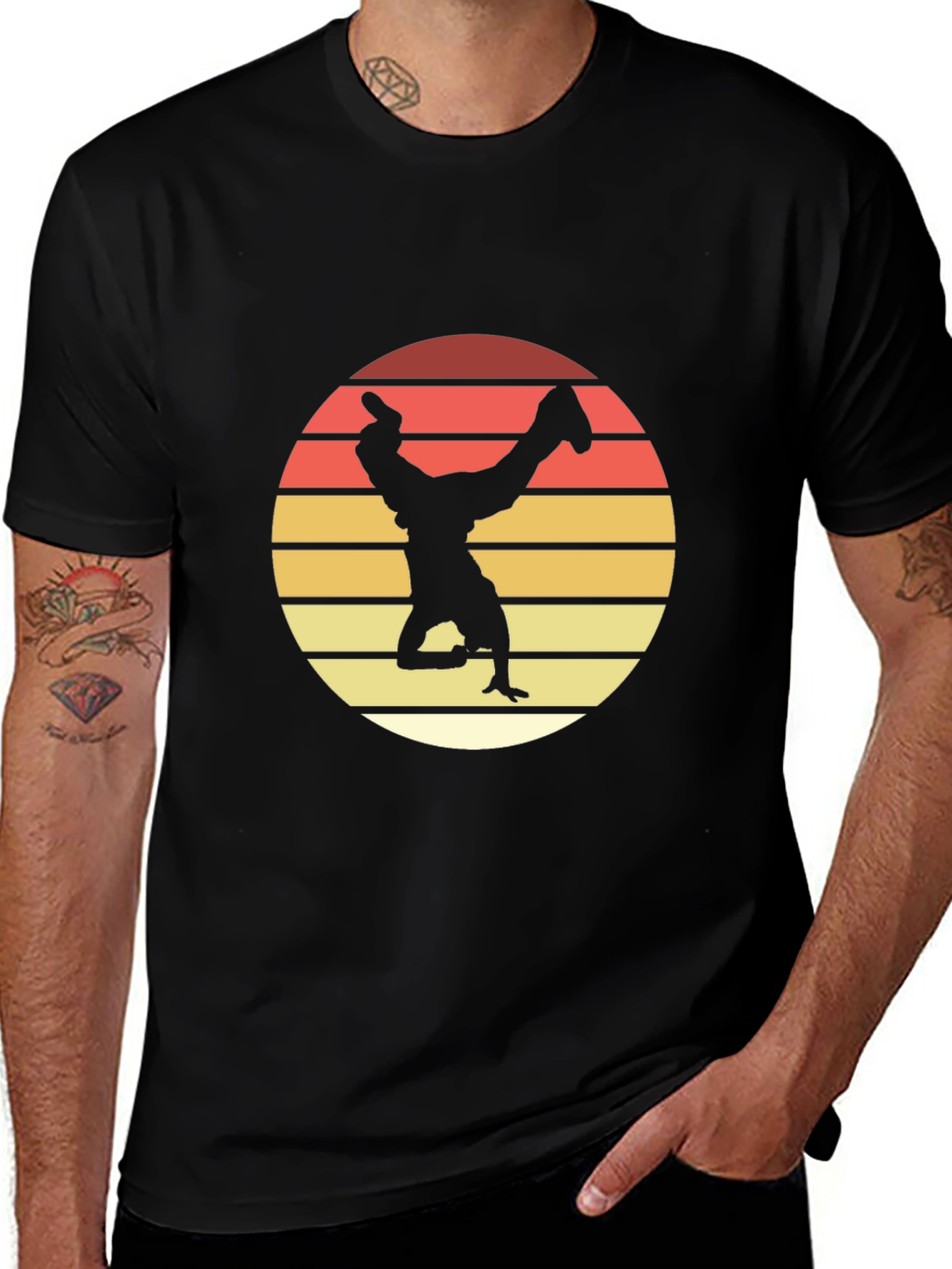 Variant 23 of Retro Breakdance T-Shirt: Cool Graphic Tee for Street Dancers