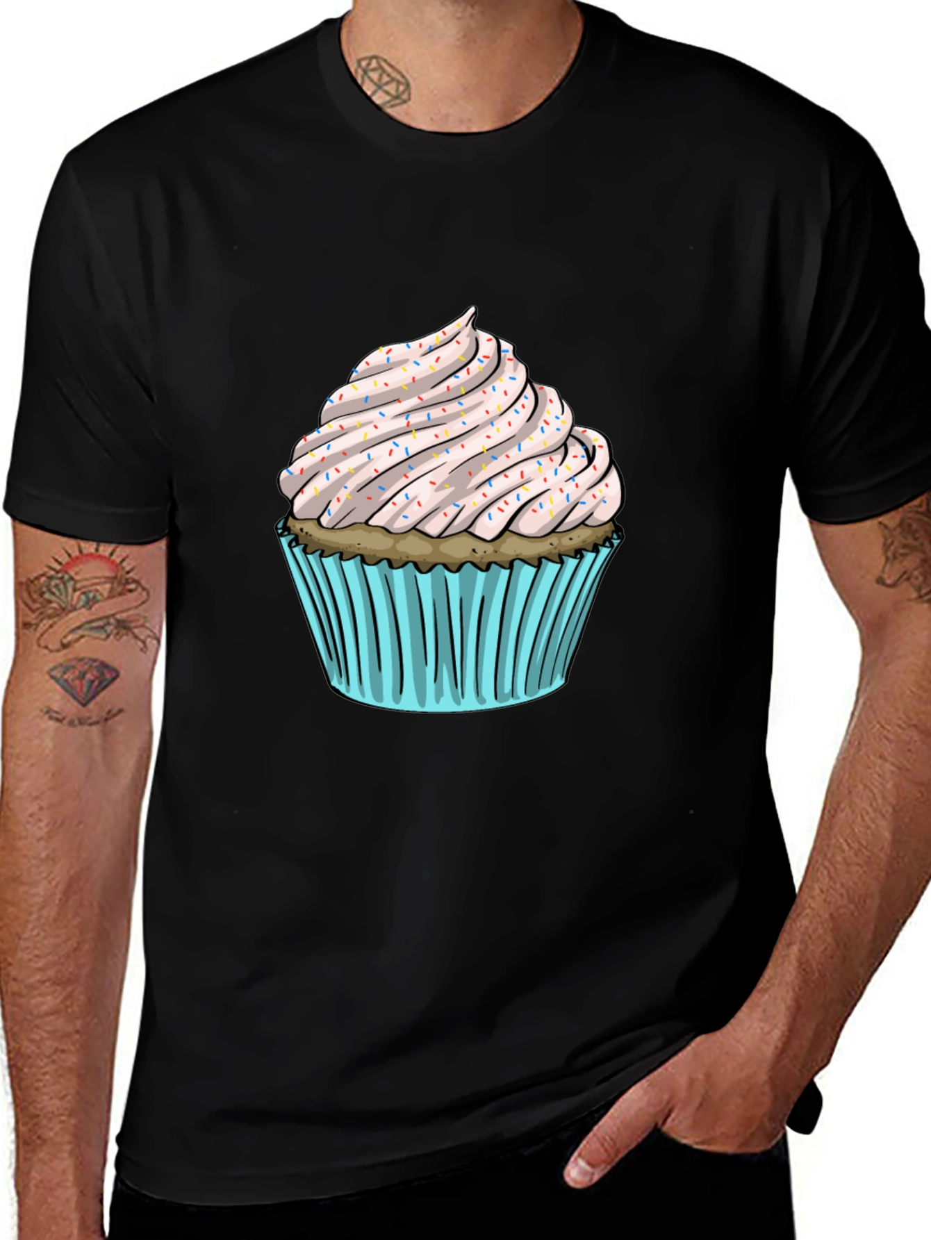 Variant 21 of Cupcake Graphic Tee - Sweet Tooth Style
