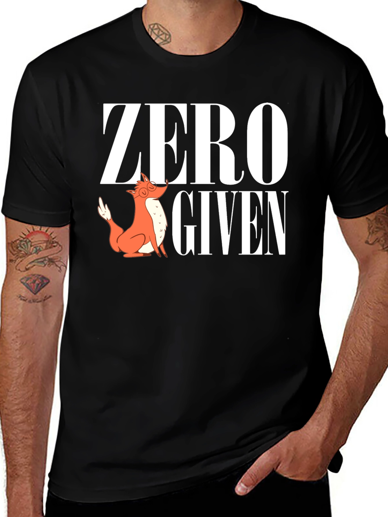Variant 28 of Zero Given Fox Graphic T-Shirt