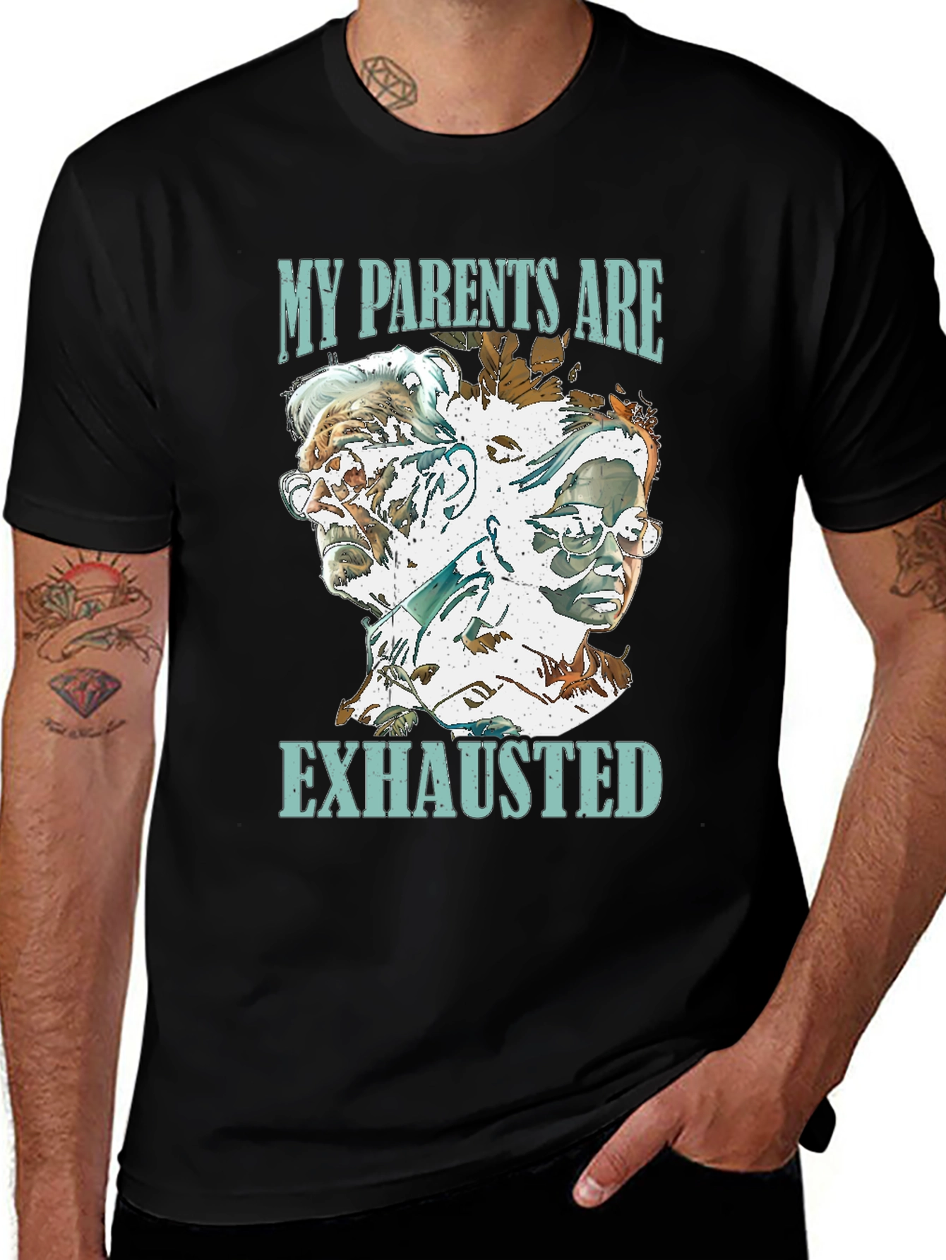 Variant 17 of My Parents Are Exhausted T-Shirt