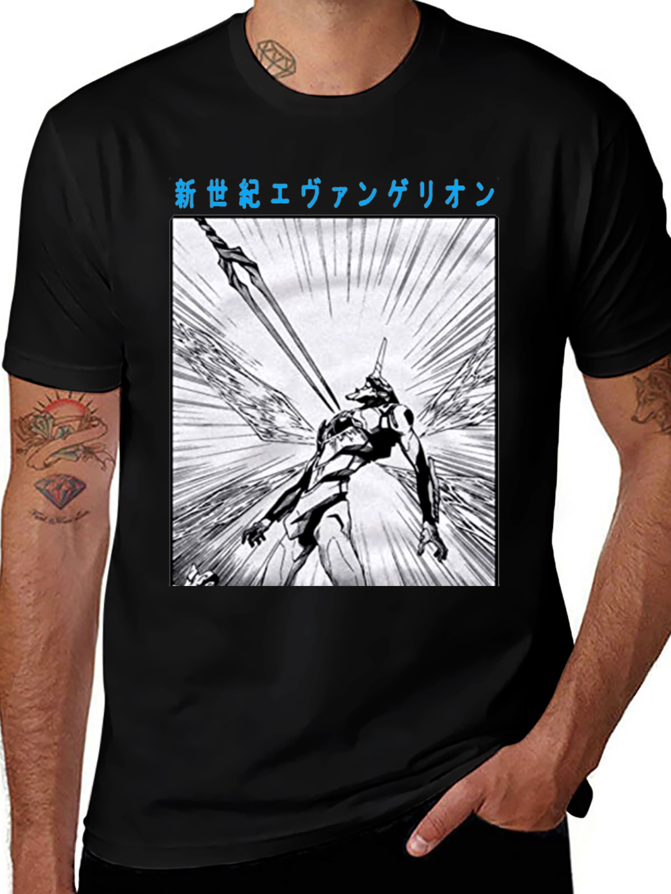 Evangelion T-Shirt: Anime Graphic Tee for Fans