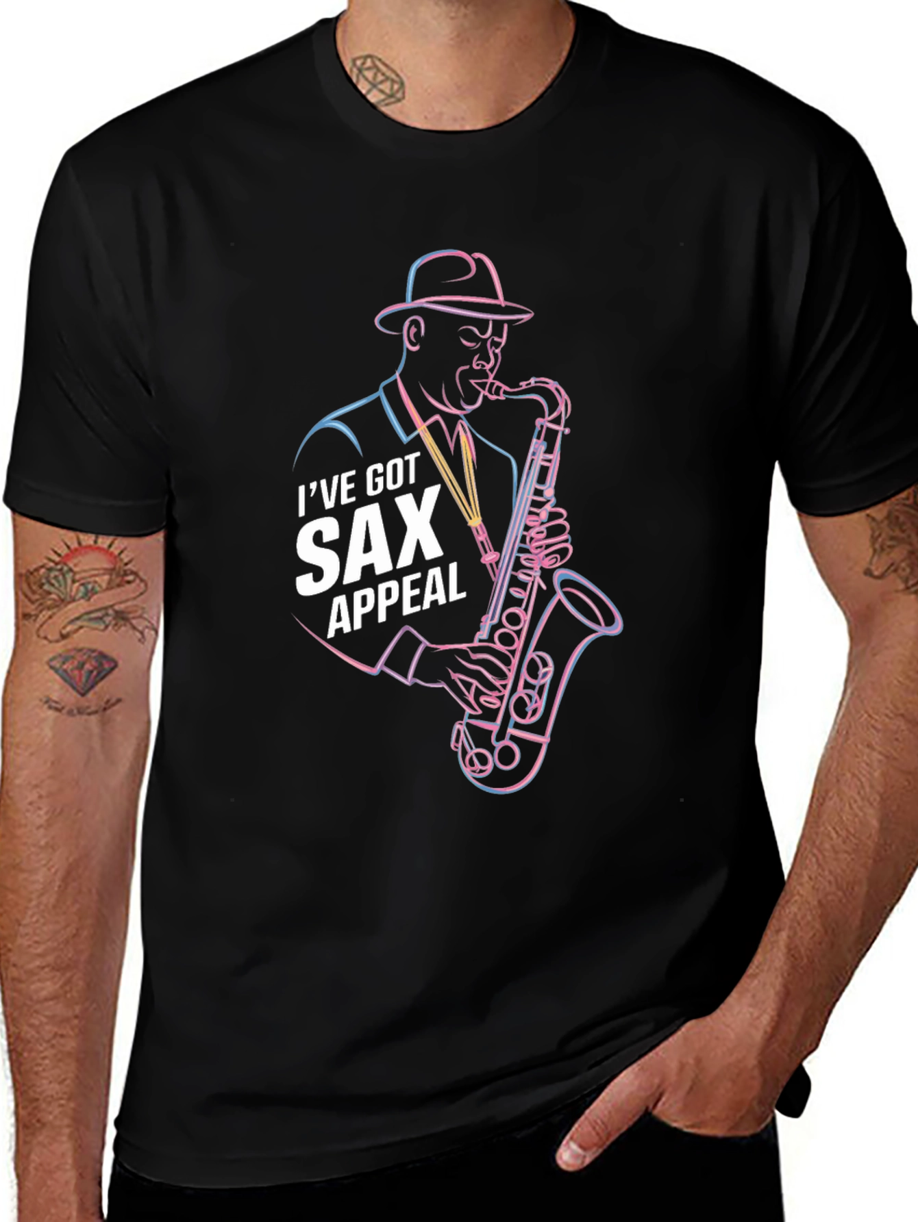 Sax Appeal T-Shirt - Stylish Musician Tee
