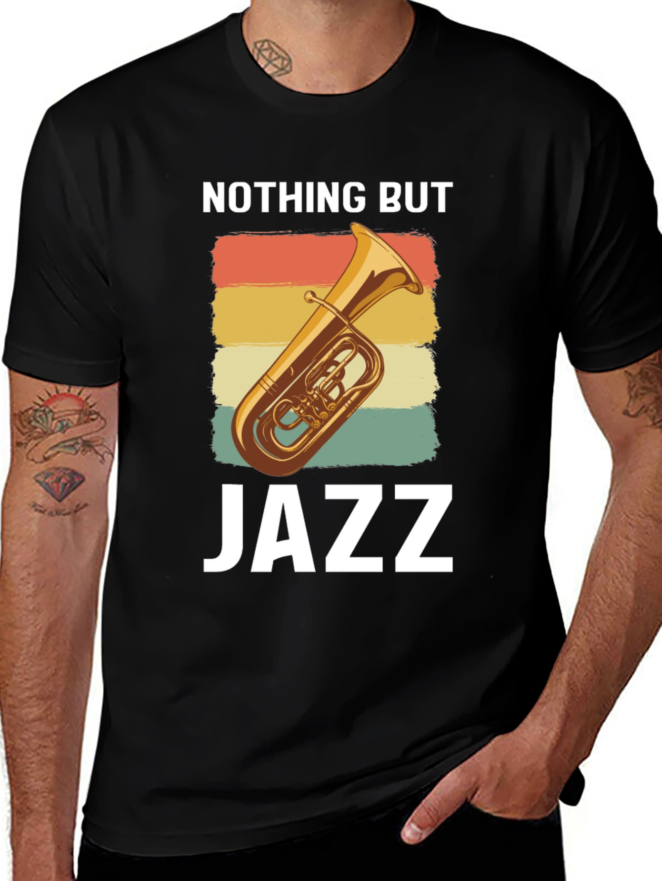 Nothing But Jazz T-Shirt - Vintage Style Graphic Tee