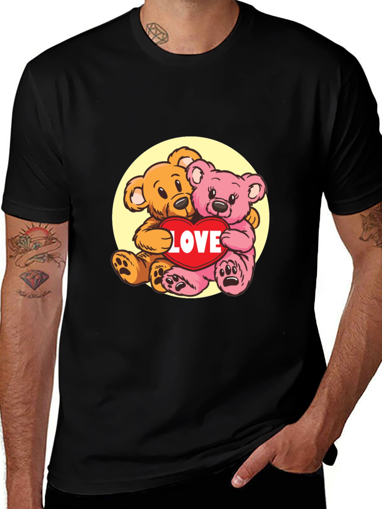 Variant 23 of Cute Bear Love T-Shirt