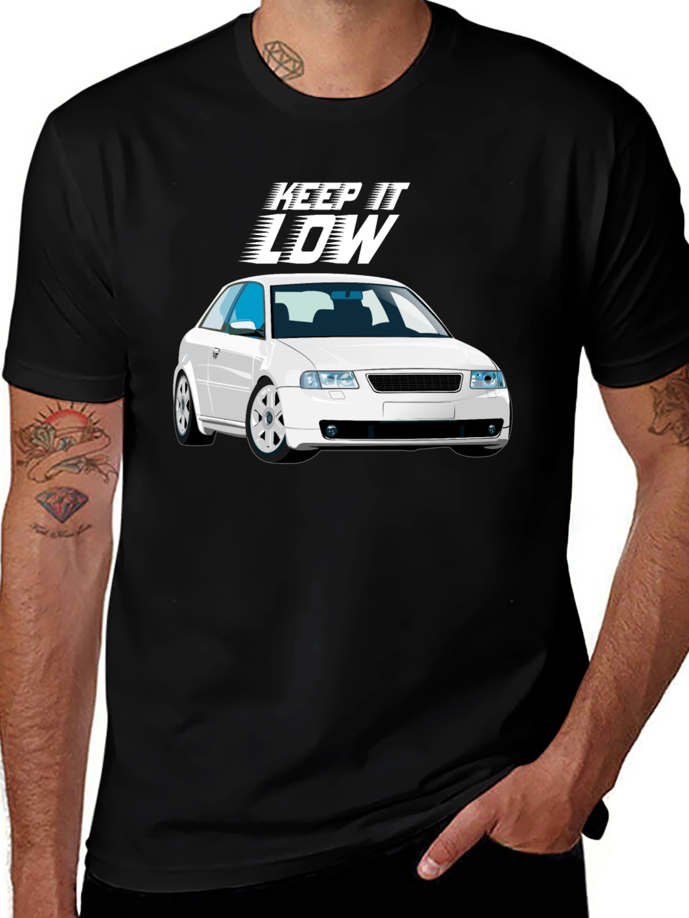 Variant 7 of Keep It Low Car Graphic T-Shirt
