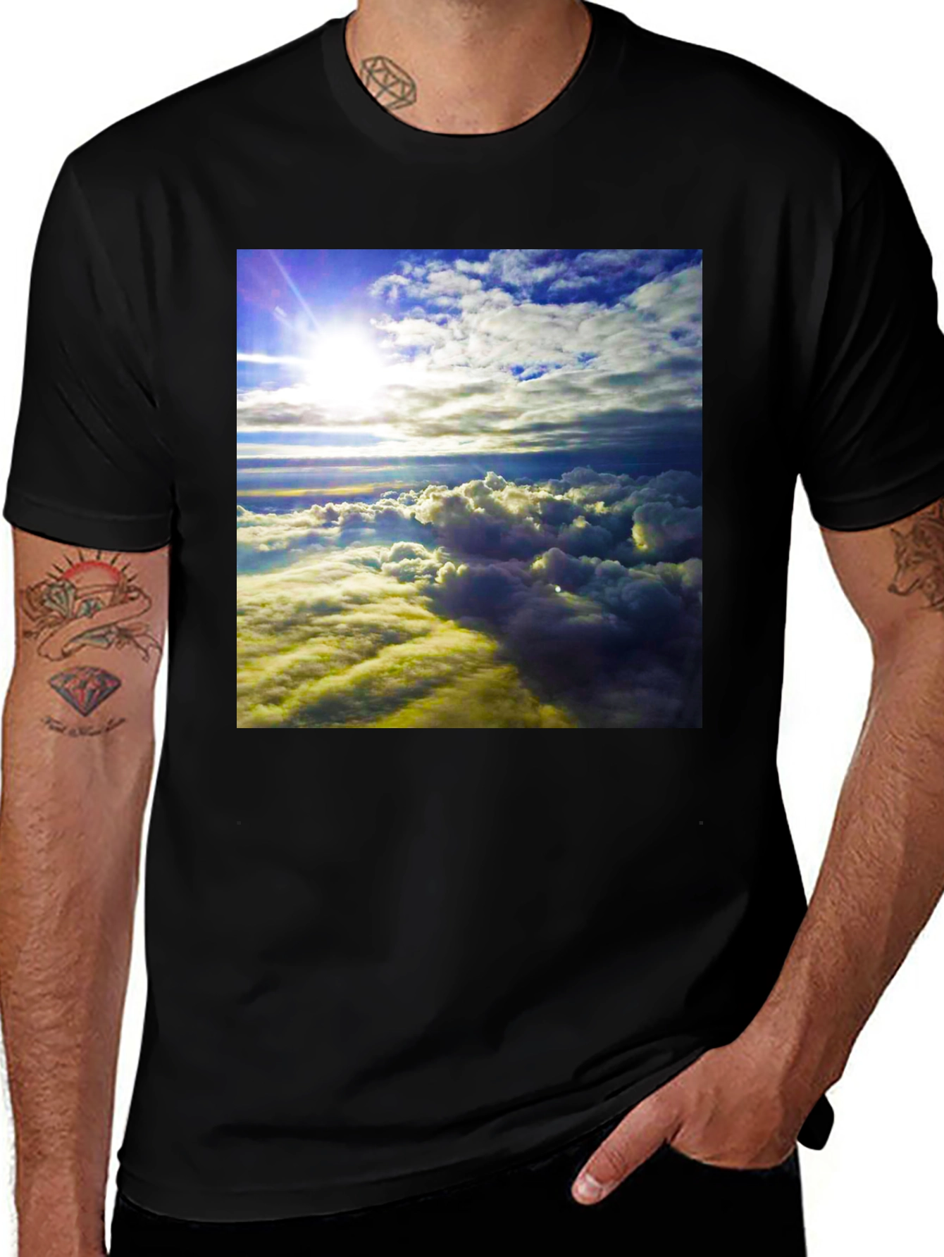 Variant 24 of Cloudscape Graphic T-Shirt - Sky View Tee
