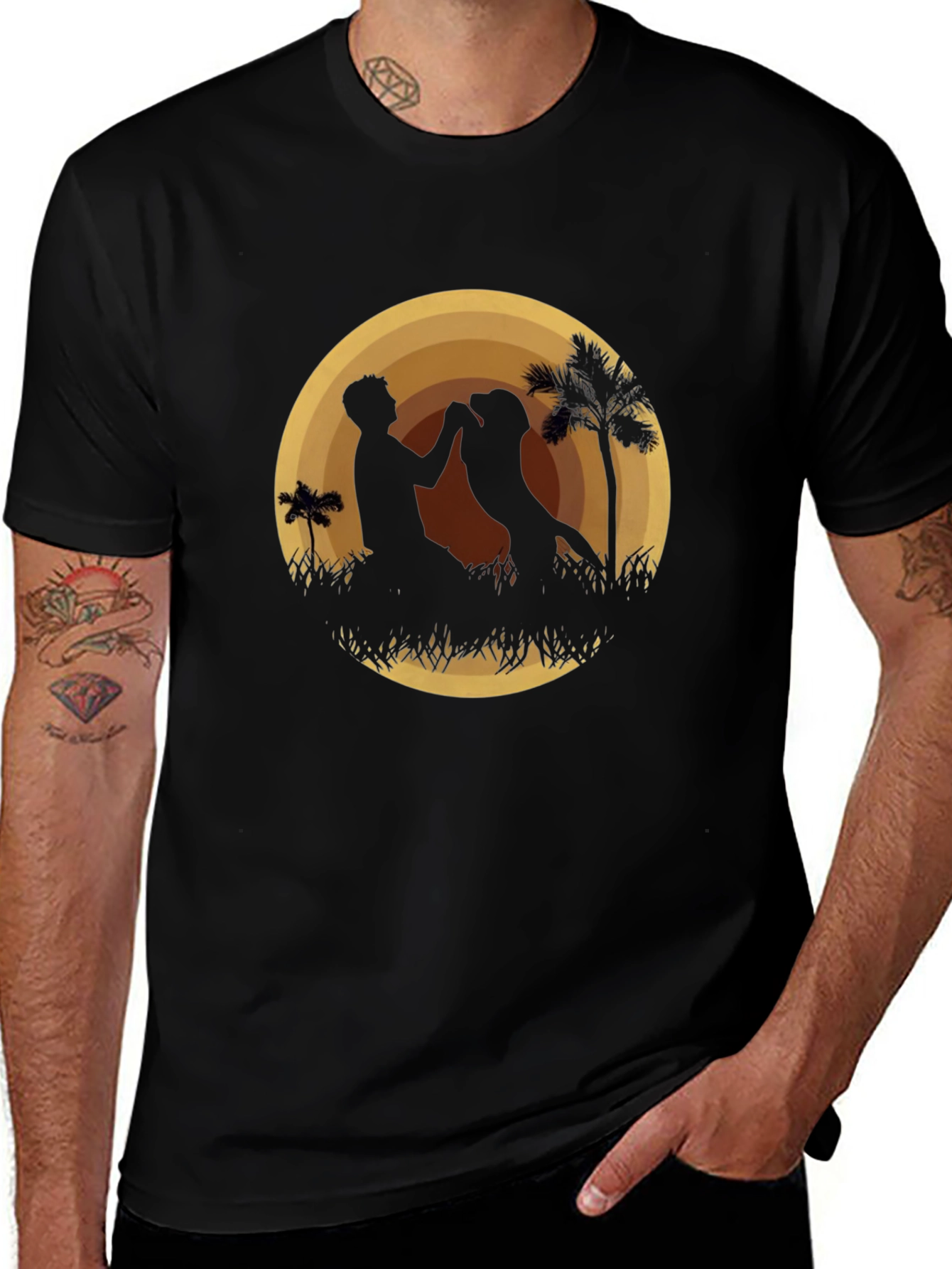 Variant 24 of Sunset Silhouette T-Shirt