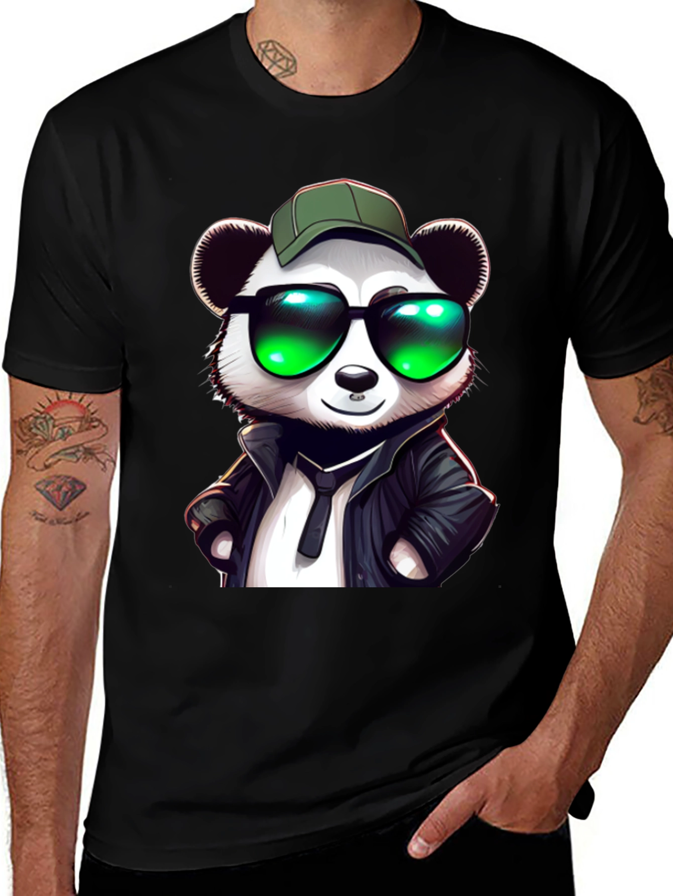 Cool Panda T-Shirt - Men's Graphic Tee
