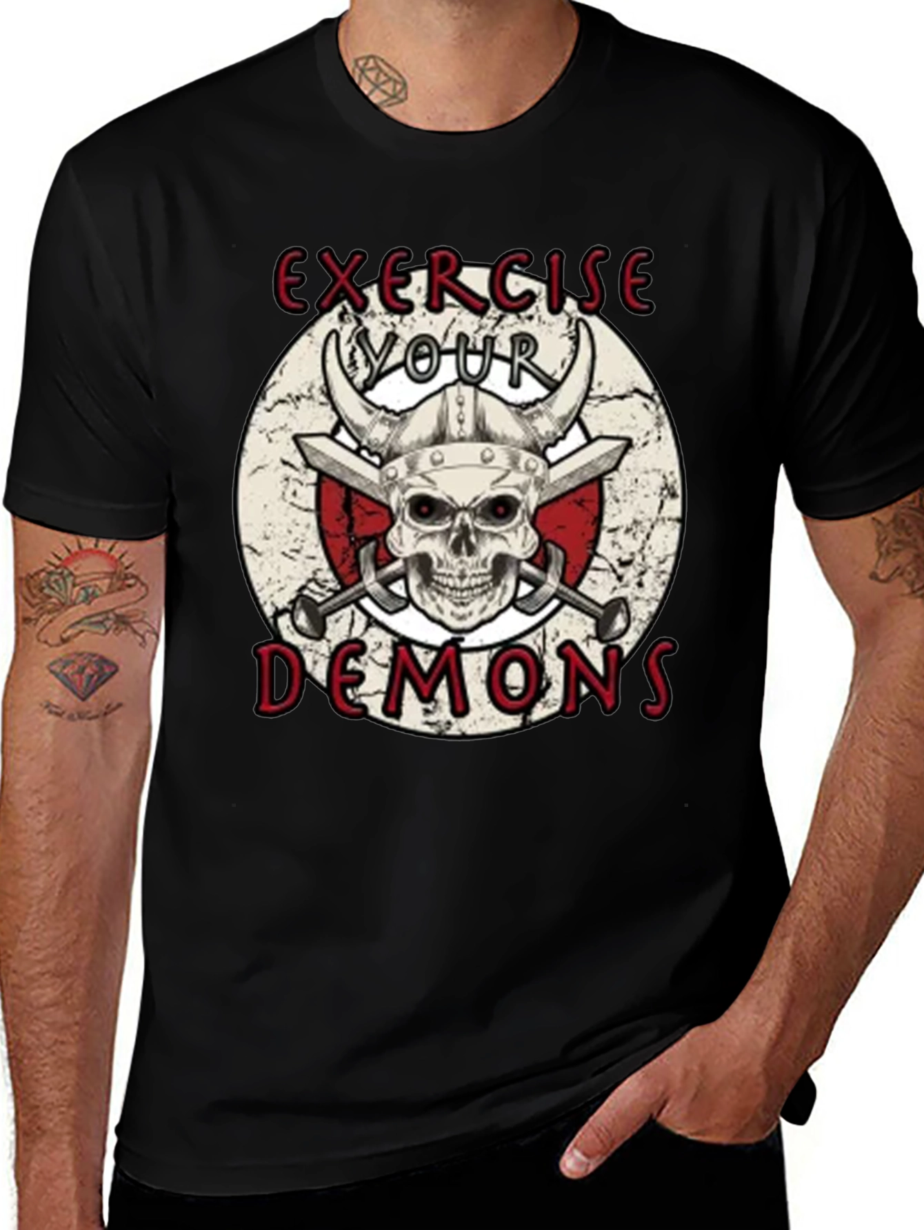Variant 29 of Exercise Your Demons Graphic T-Shirt
