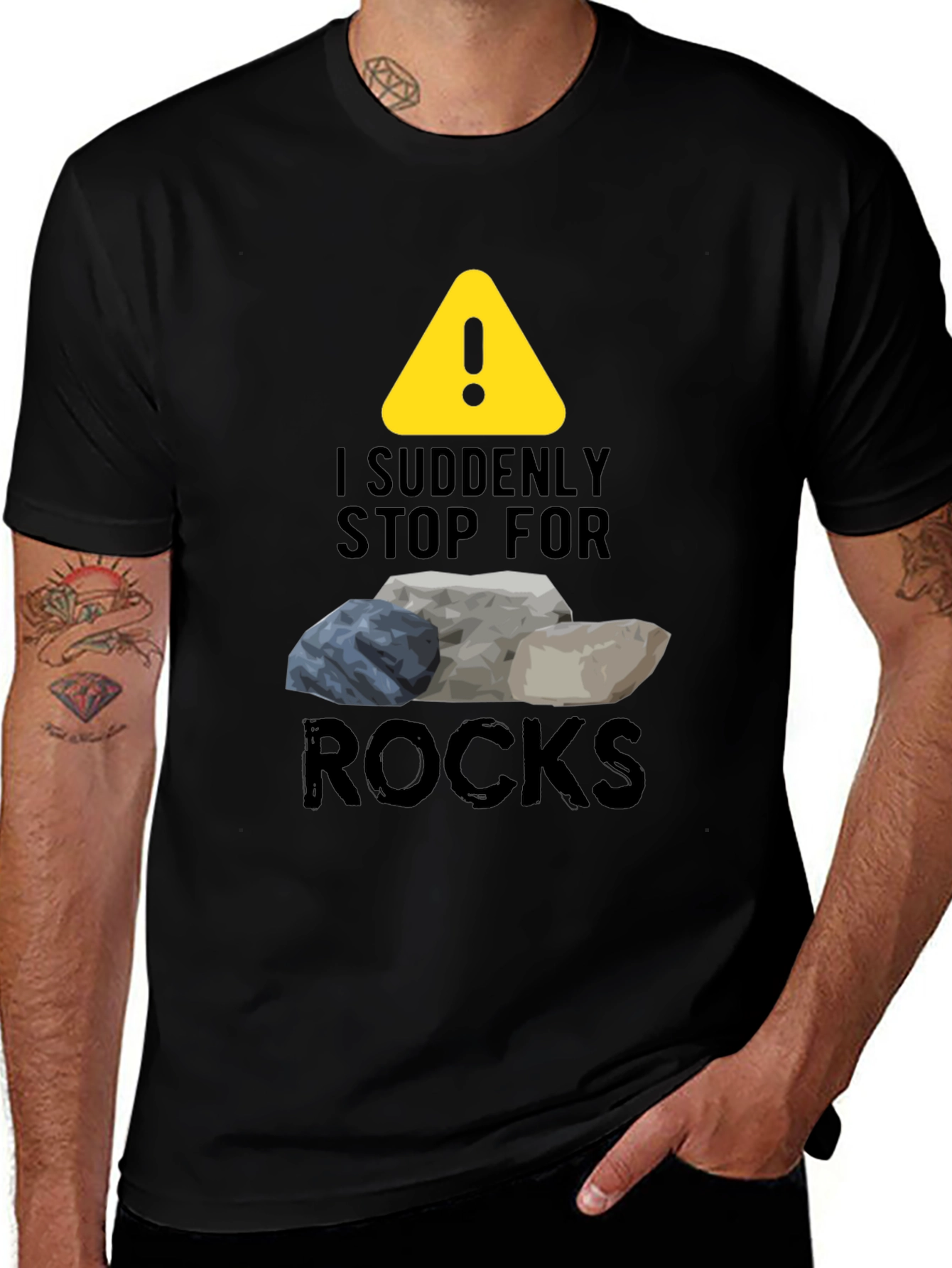 Variant 8 of Funny Rock Collecting T-Shirt