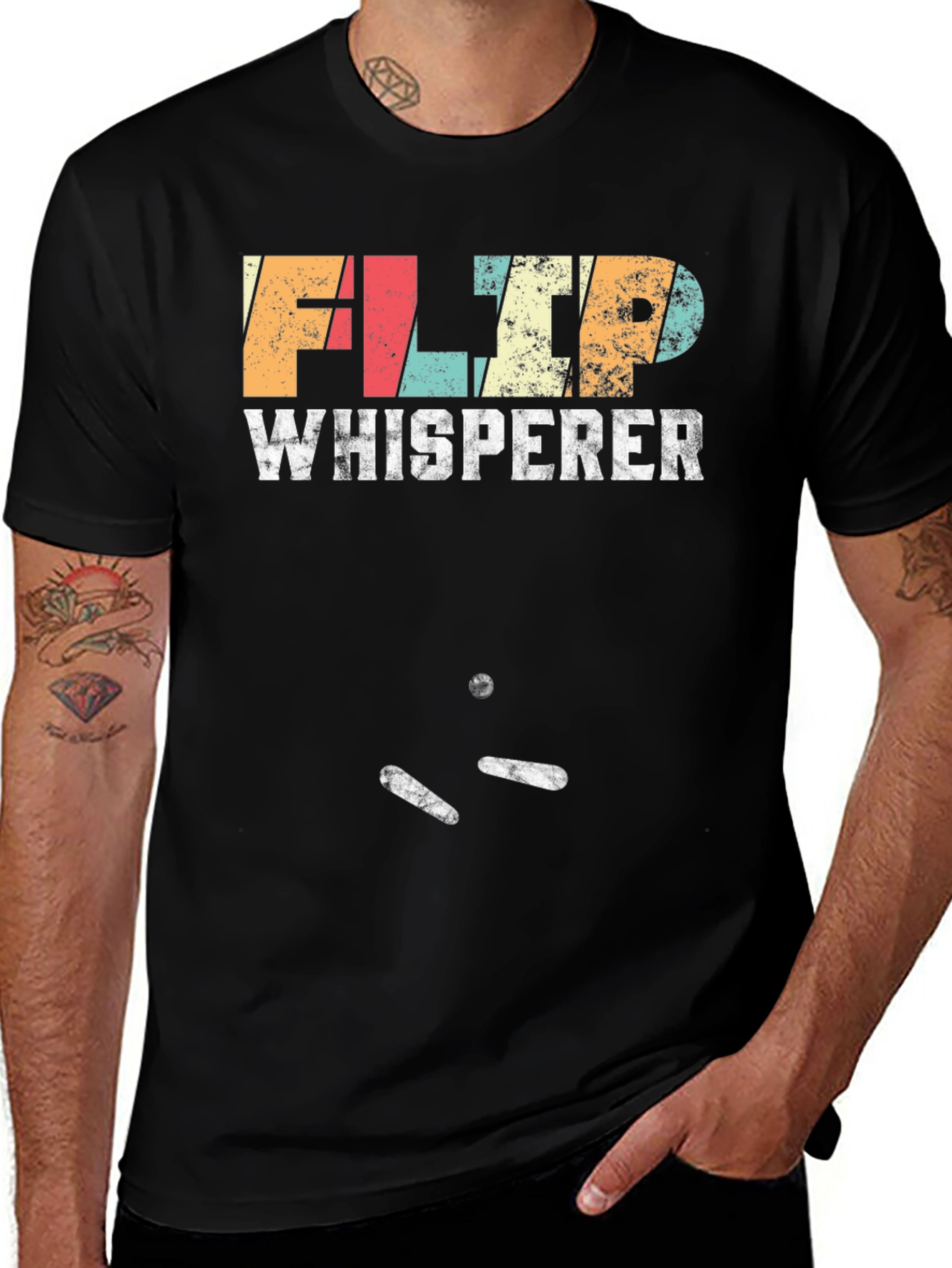 Variant 15 of Flip Whisperer Pinball T-Shirt