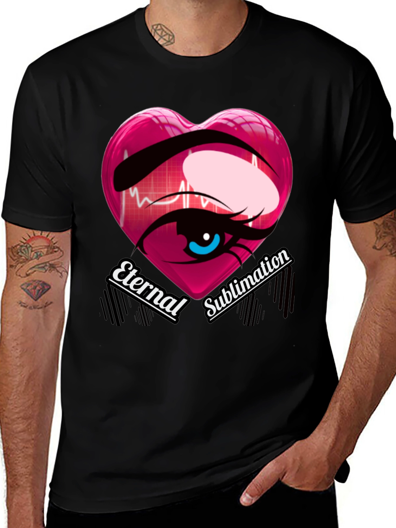 Variant 15 of Eternal Sublimation Heart Eye T-Shirt