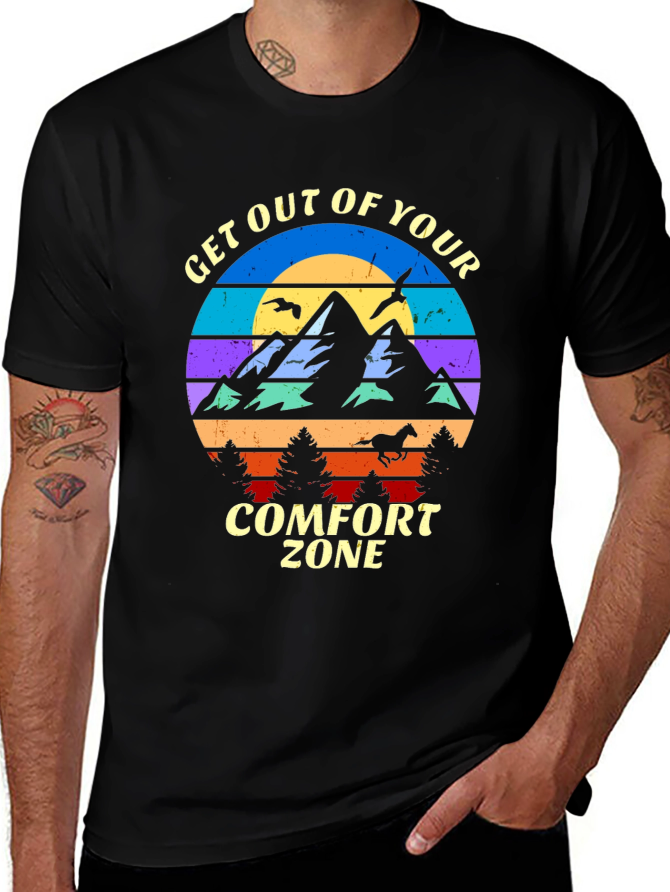 Variant 3 of Get Out Of Your Comfort Zone Graphic T-Shirt