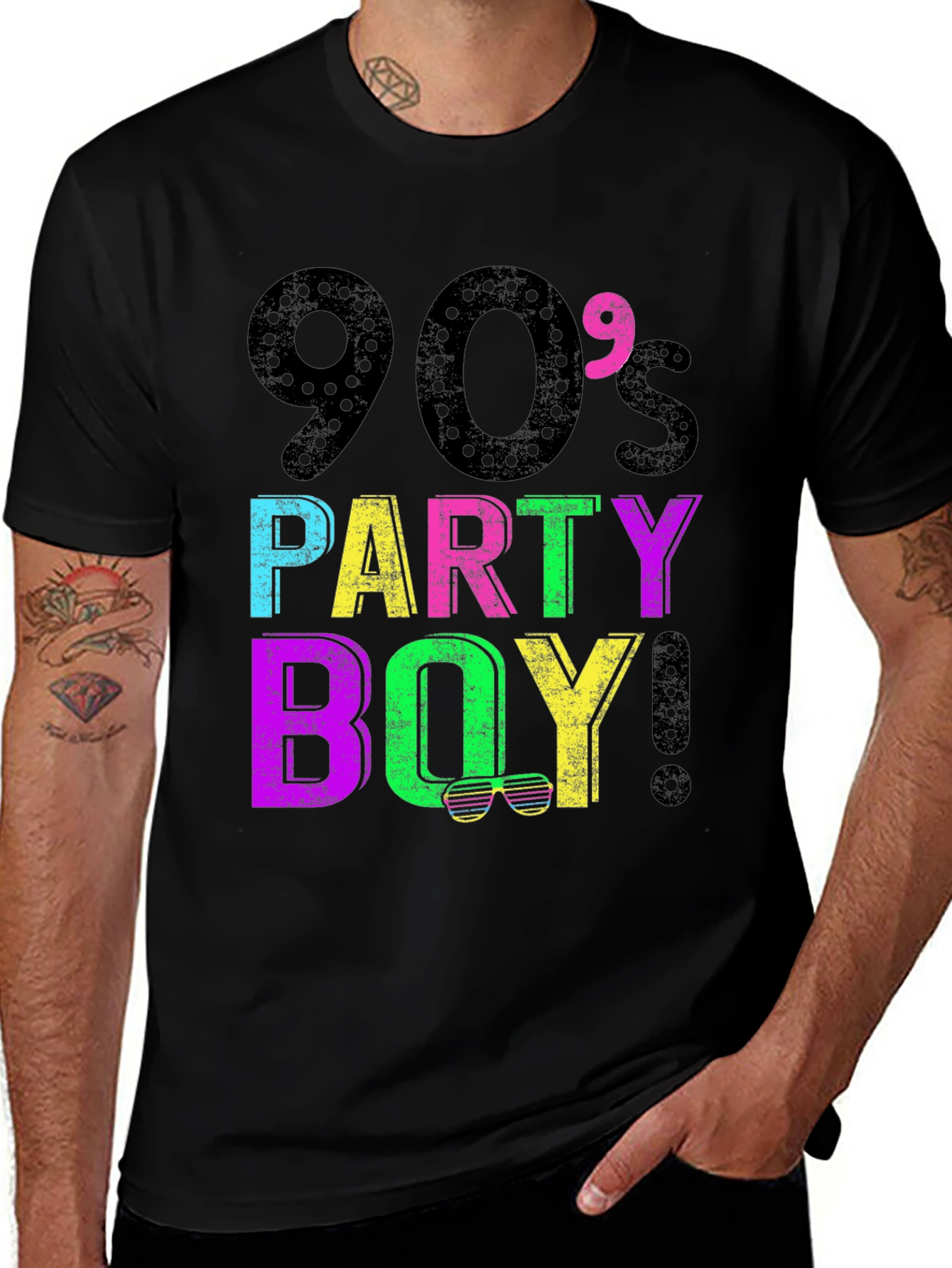 Variant 3 of 90's Party Boy Graphic Tee