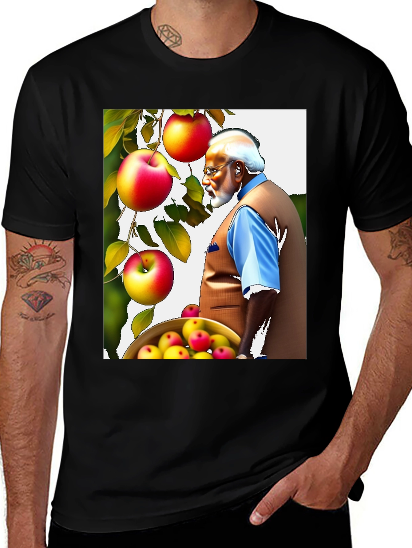 Variant 24 of Apple Orchard Modi Graphic Tee