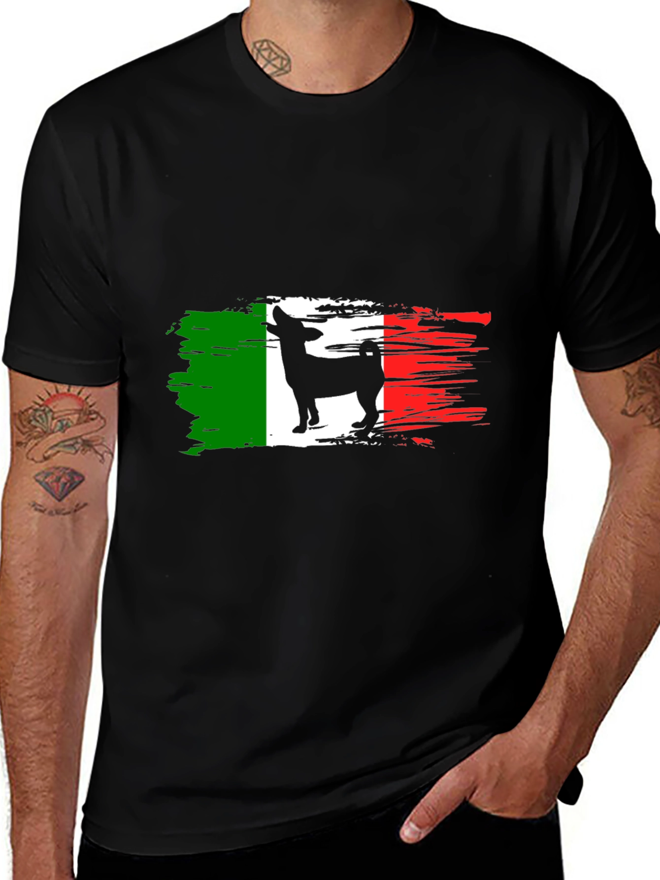Variant 15 of Italian Dog T-Shirt - Stylish Graphic Tee