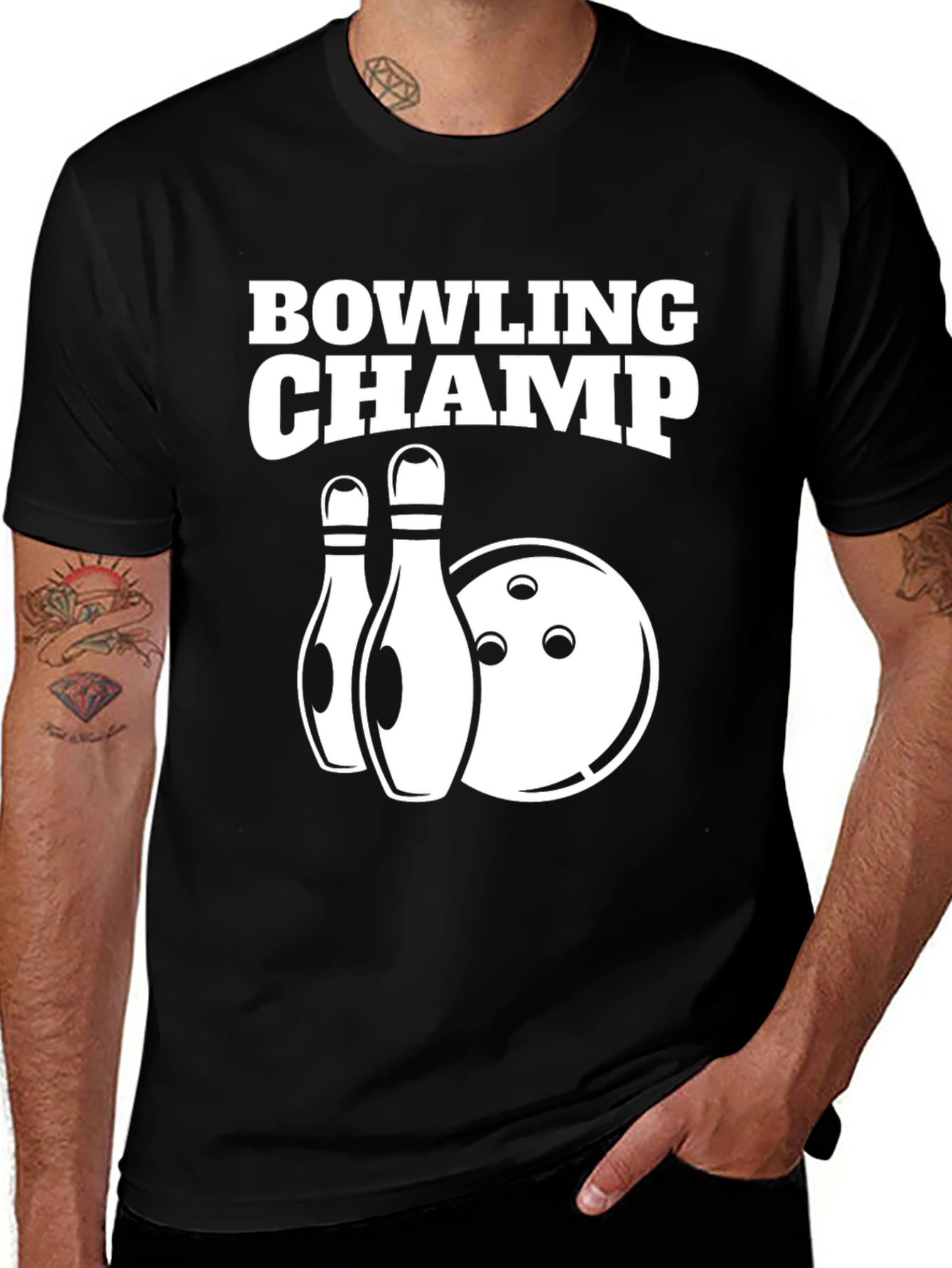 Variant 28 of Bowling Champ Graphic Tee