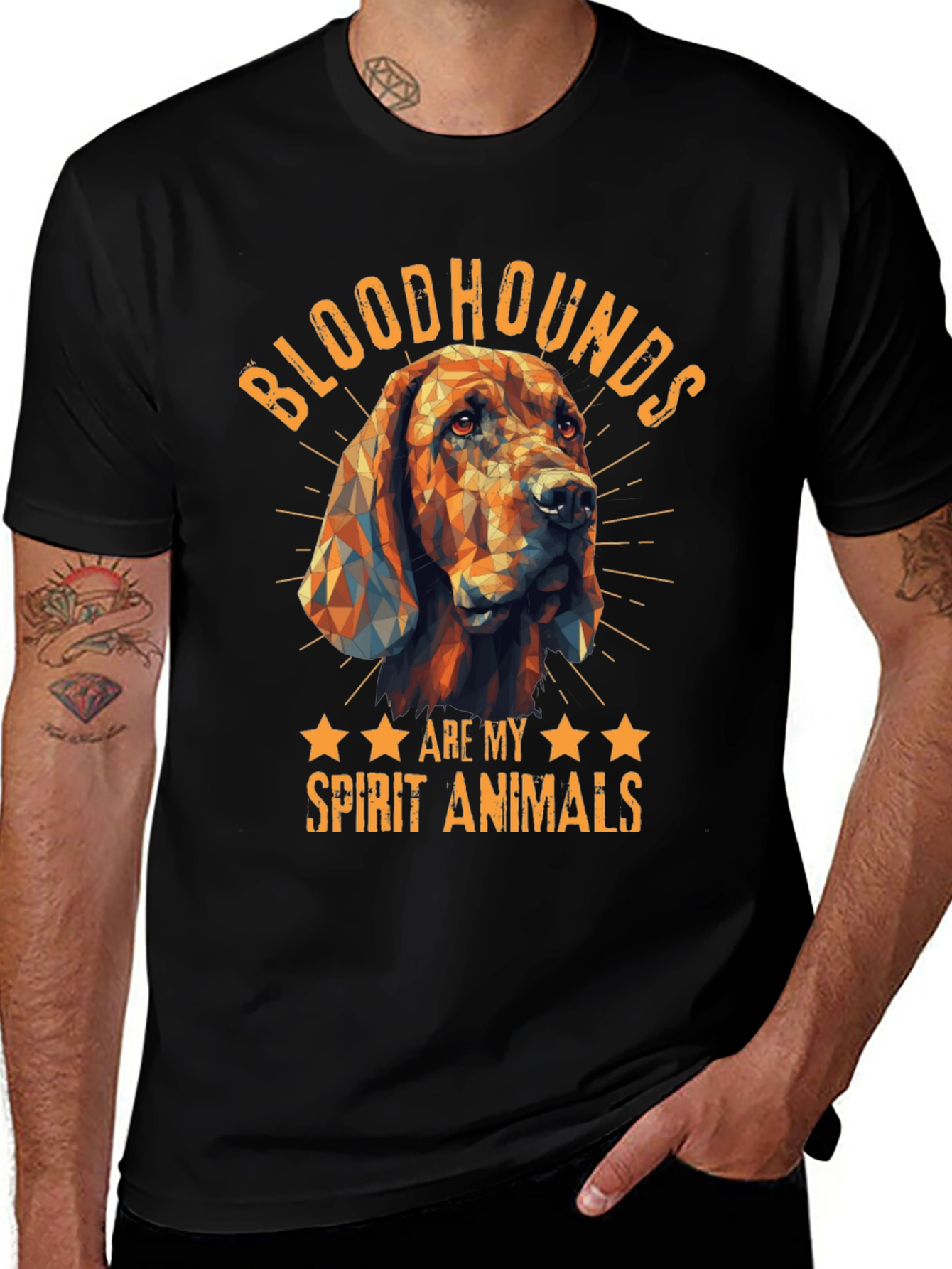 Bloodhounds Are My Spirit Animal Graphic T-Shirt