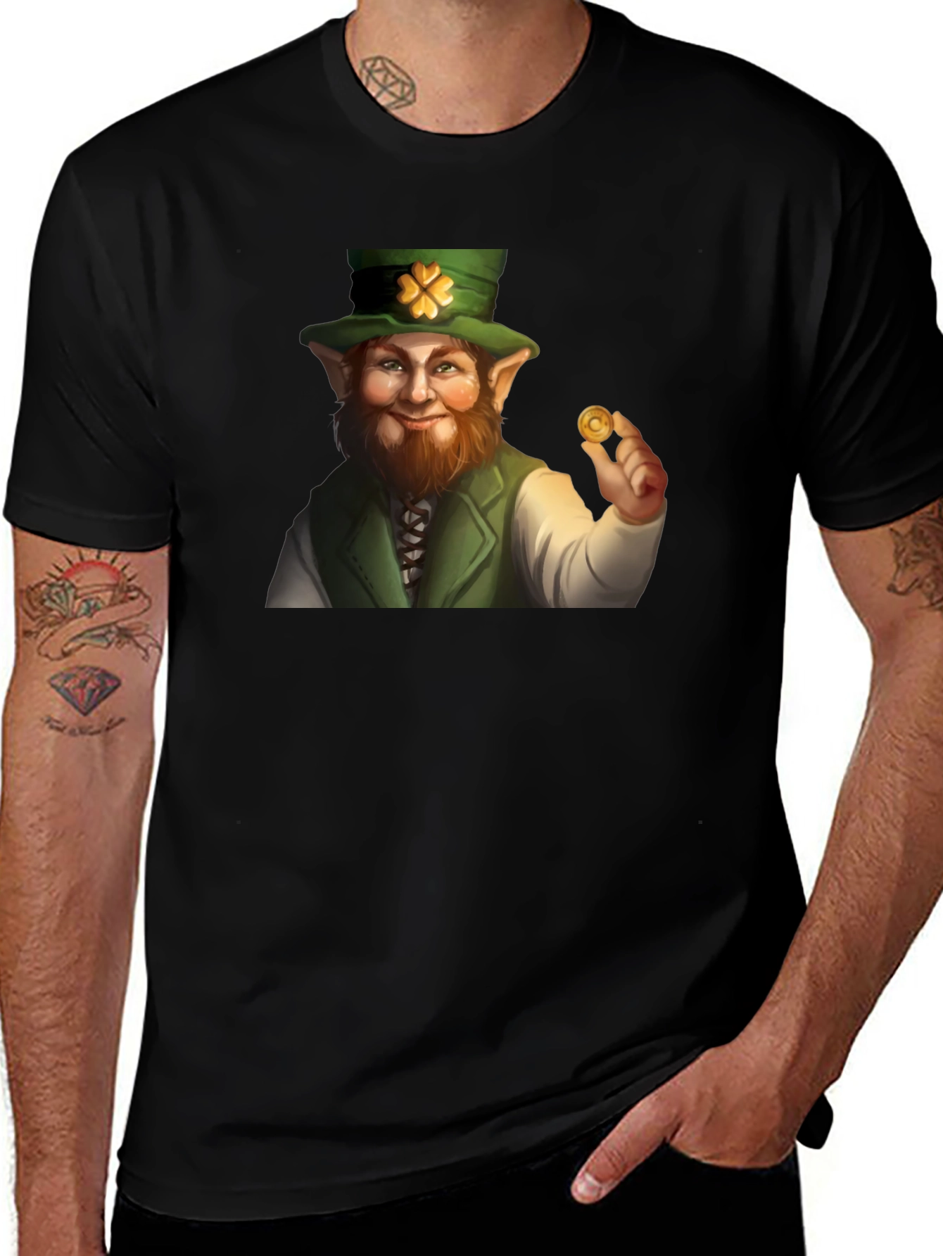 Variant 30 of Leprechaun Tee - Lucky Charm T-Shirt