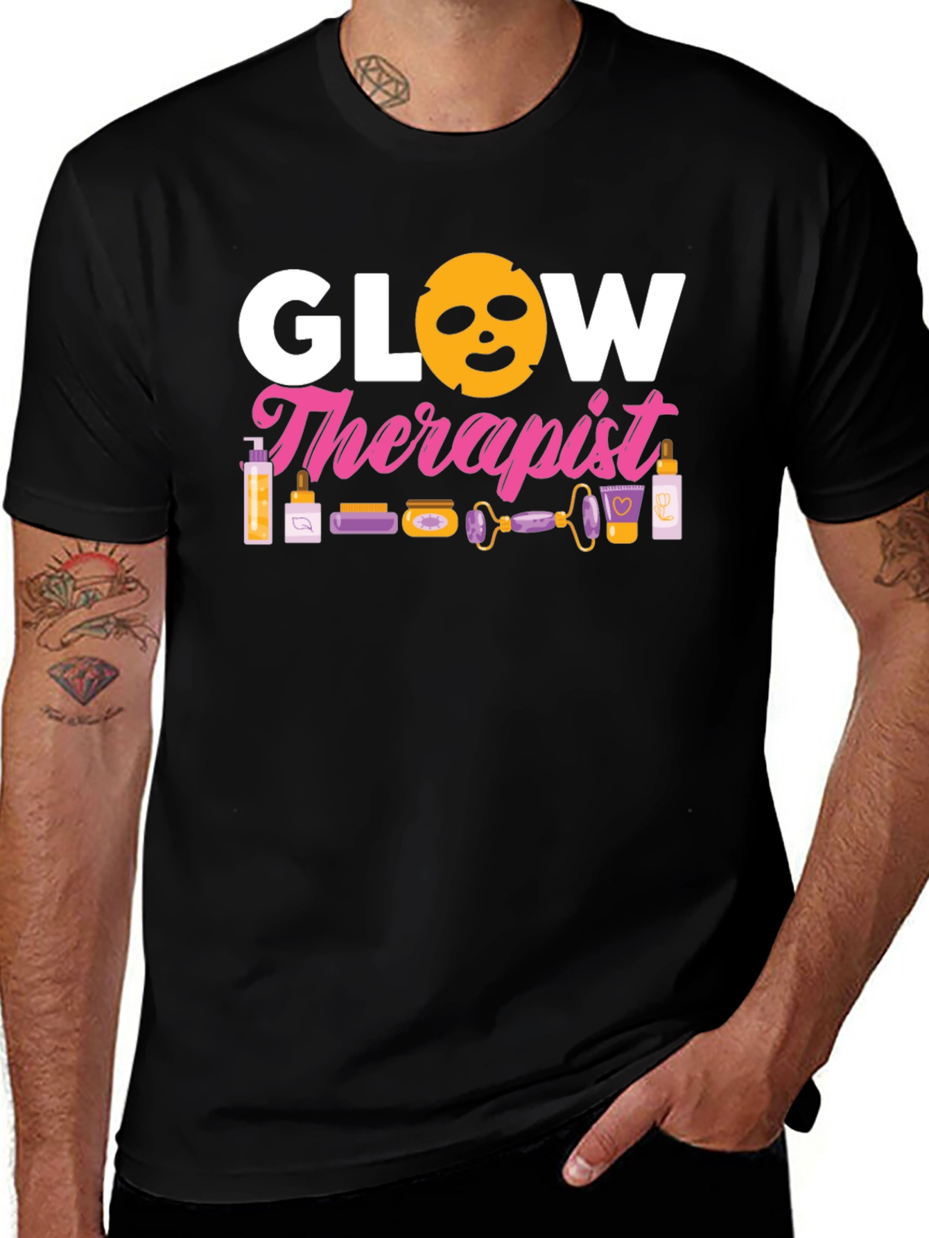 Variant 13 of Glow Therapist T-Shirt - Spa Aesthetic Tee