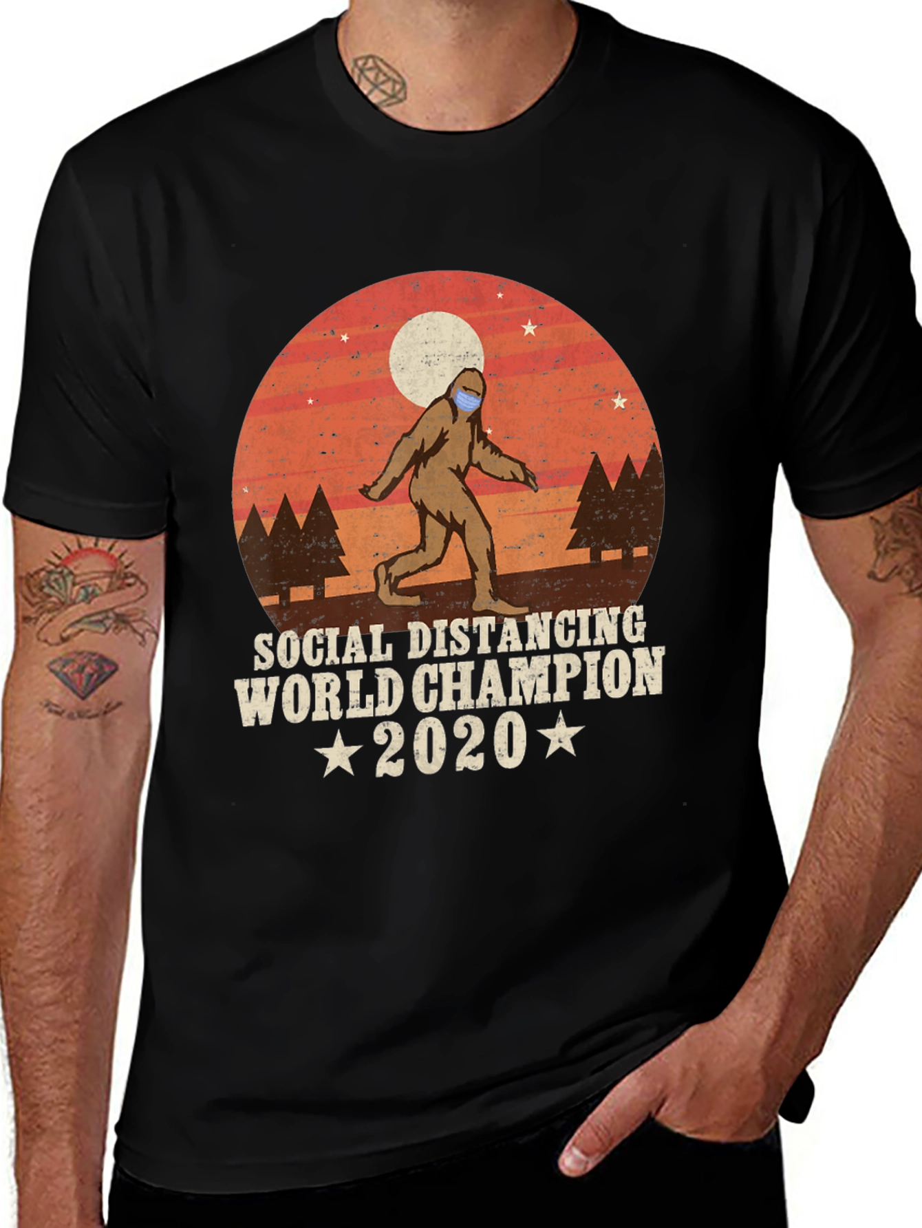 Variant 26 of Social Distancing World Champion 2020 T-Shirt