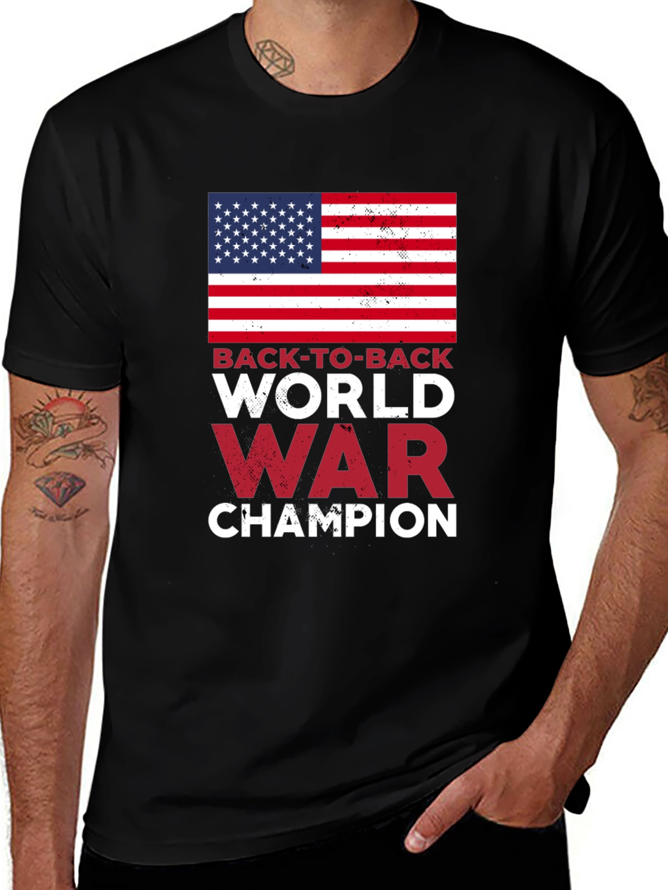 Variant 20 of Back-to-Back World War Champion Graphic Tee