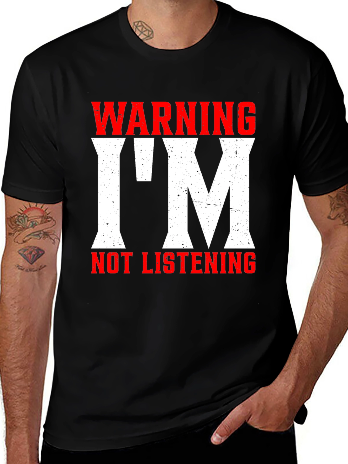 Variant 22 of Warning: I'm Not Listening - Graphic T-Shirt