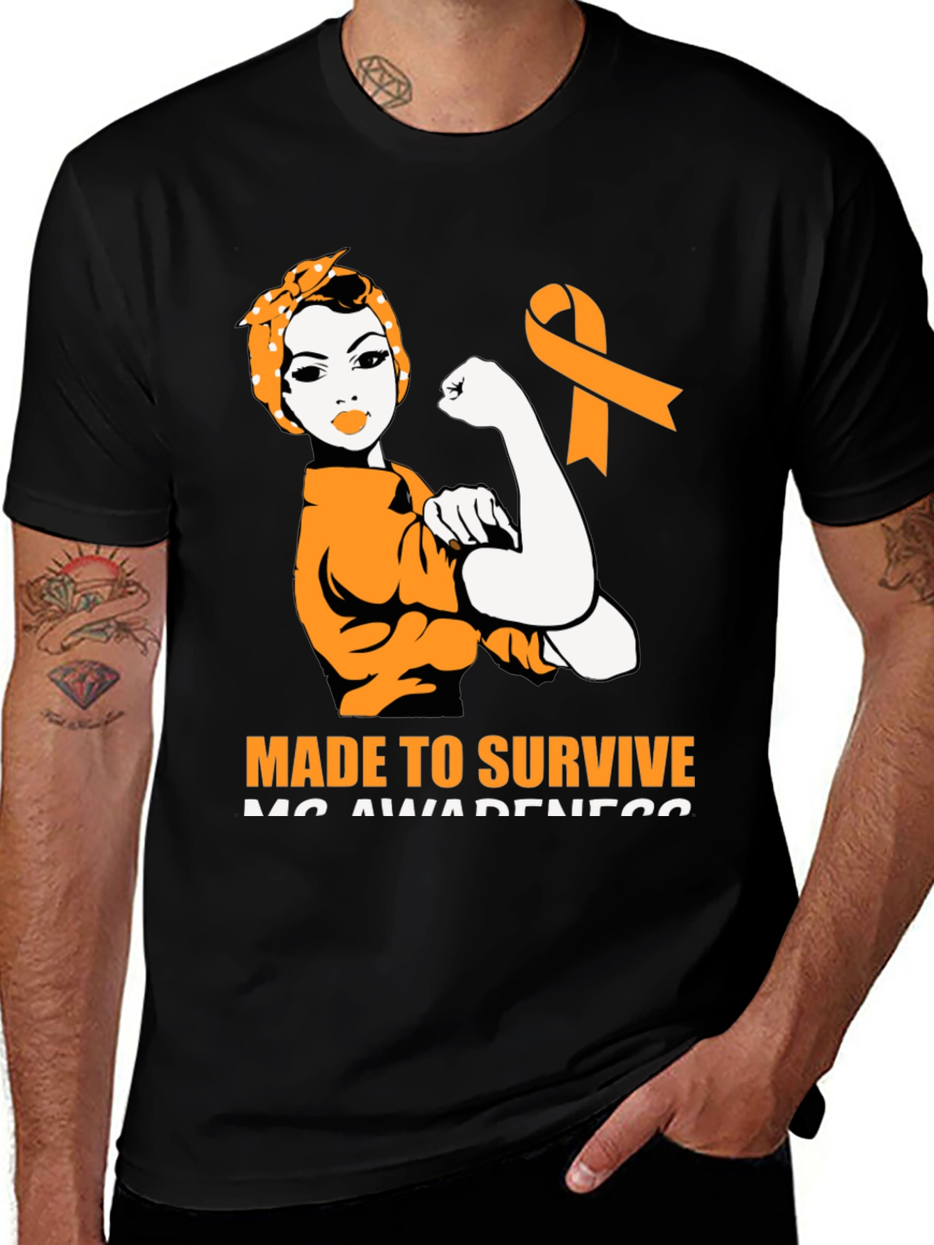 MS Awareness "Made to Survive" T-Shirt
