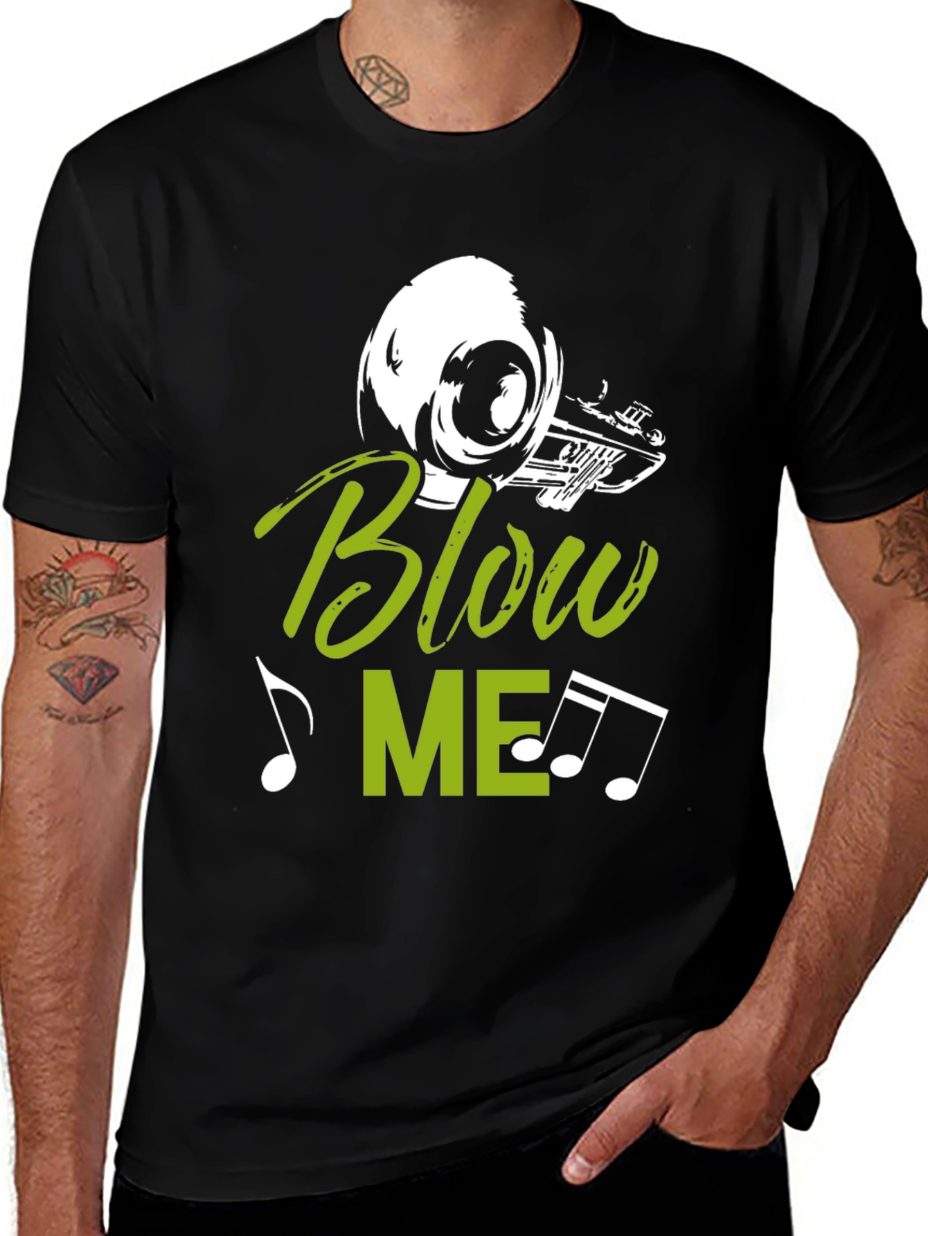 Variant 11 of Blow Me Funny Music T-Shirt