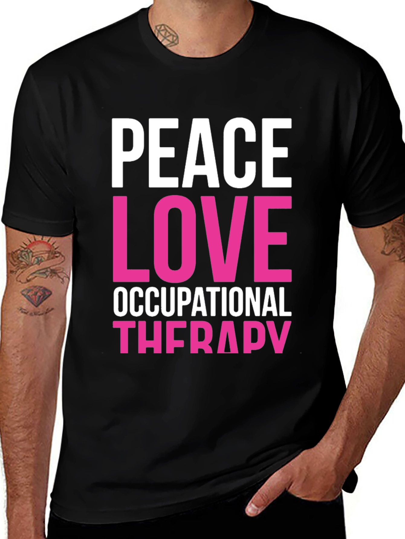 Peace Love Occupational Therapy T-Shirt