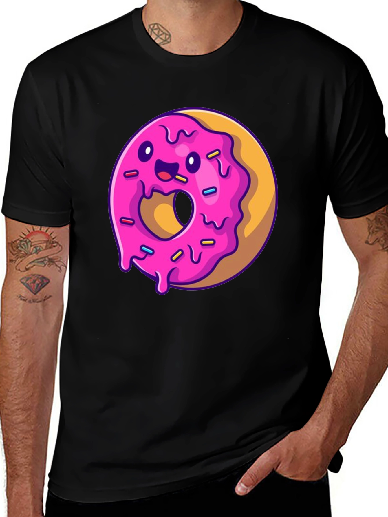 Variant 9 of Donut Graphic Tee - Tasty Fashion Statement