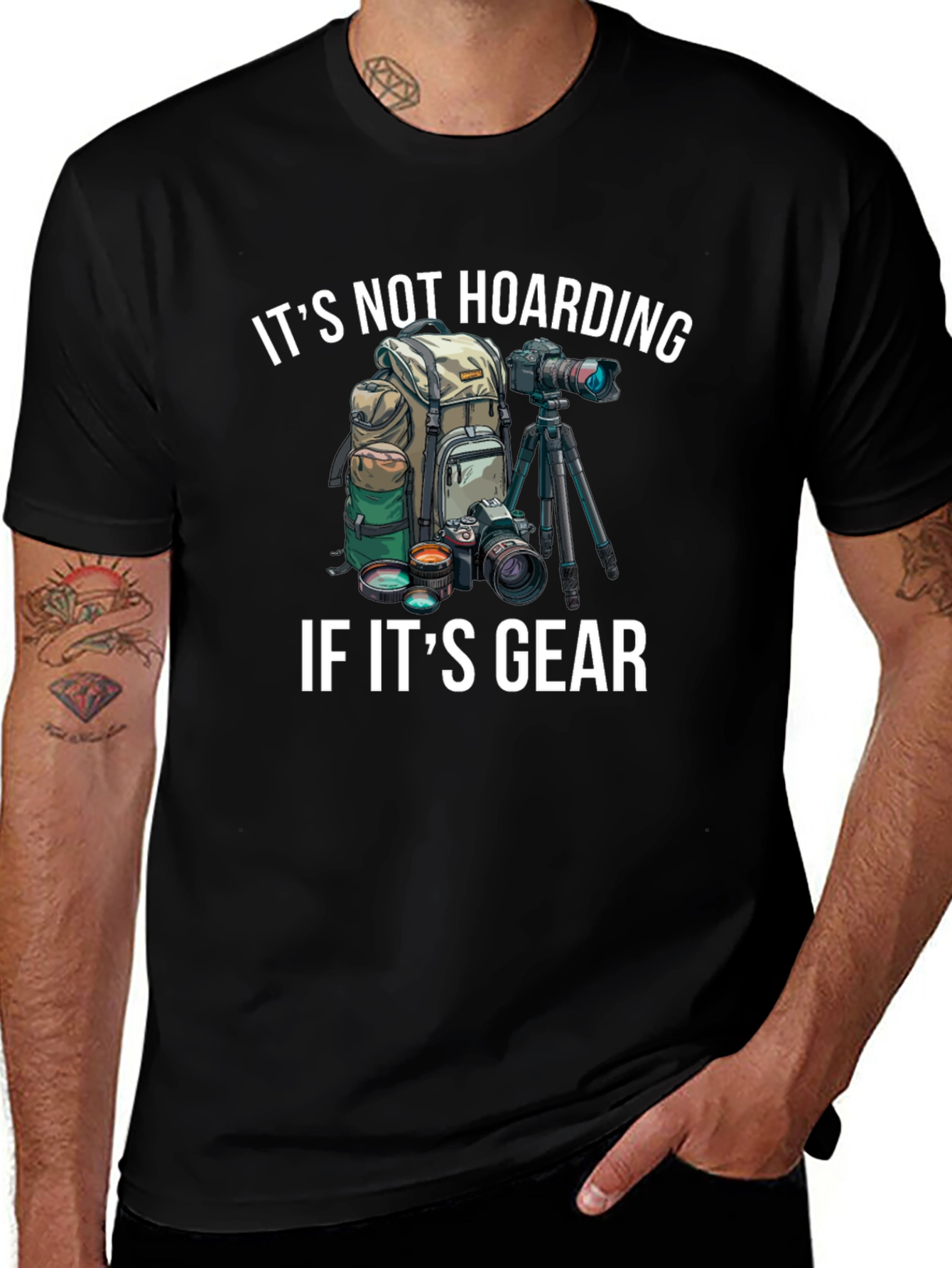 Variant 4 of It's Not Hoarding If It's Gear T-Shirt