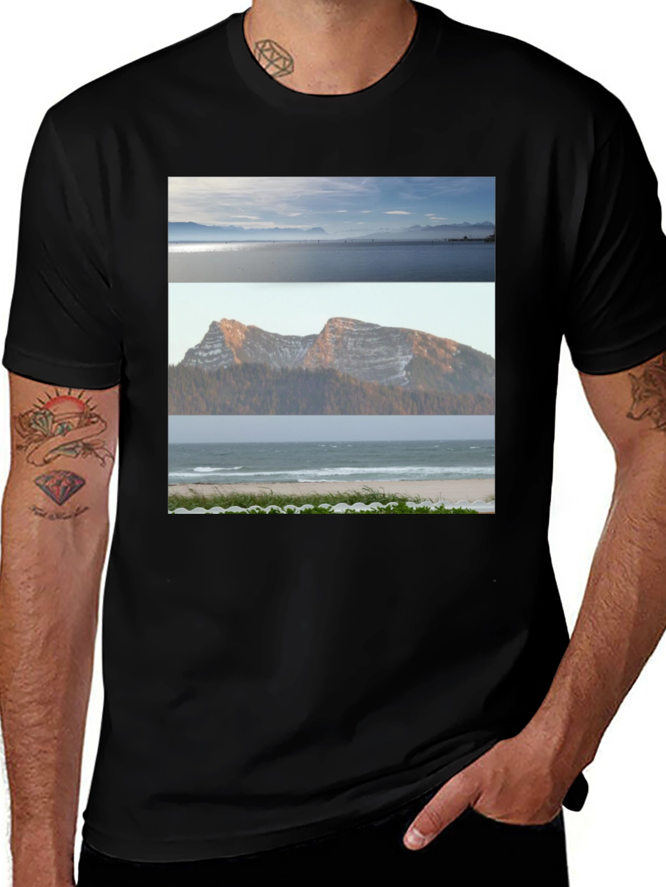 Variant 4 of Scenic Landscape T-Shirt