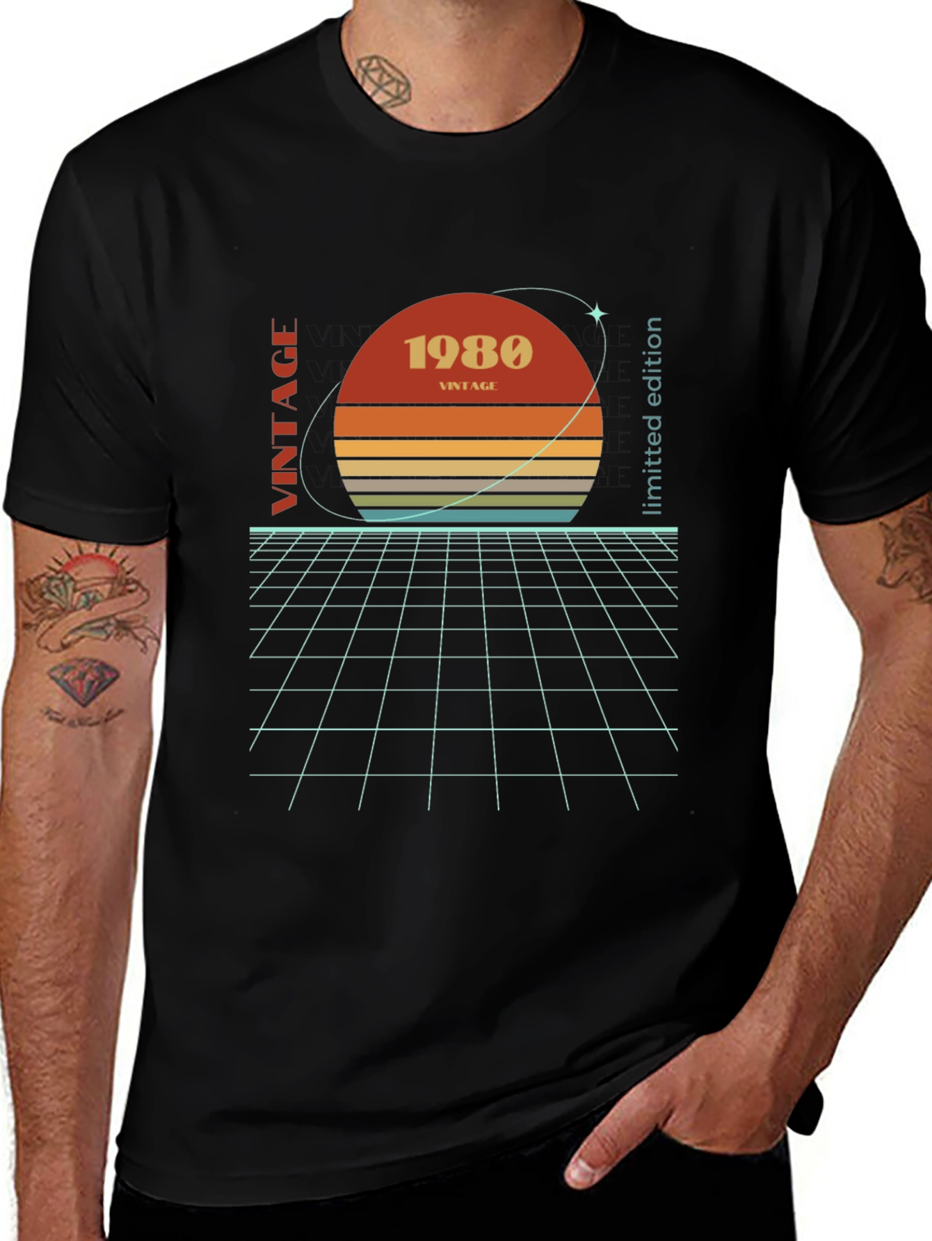 Variant 17 of Vintage 1980 Limited Edition T-Shirt