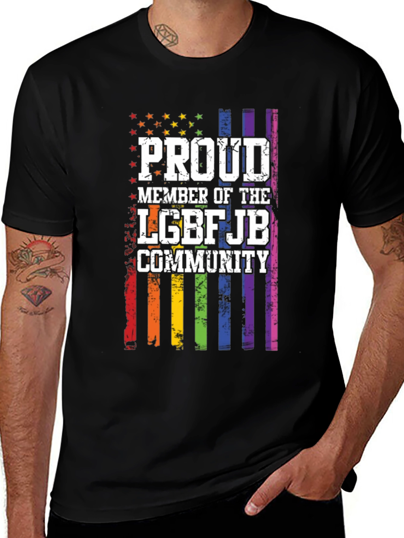 LGBT Pride T-Shirt - Proud Member Community Tee
