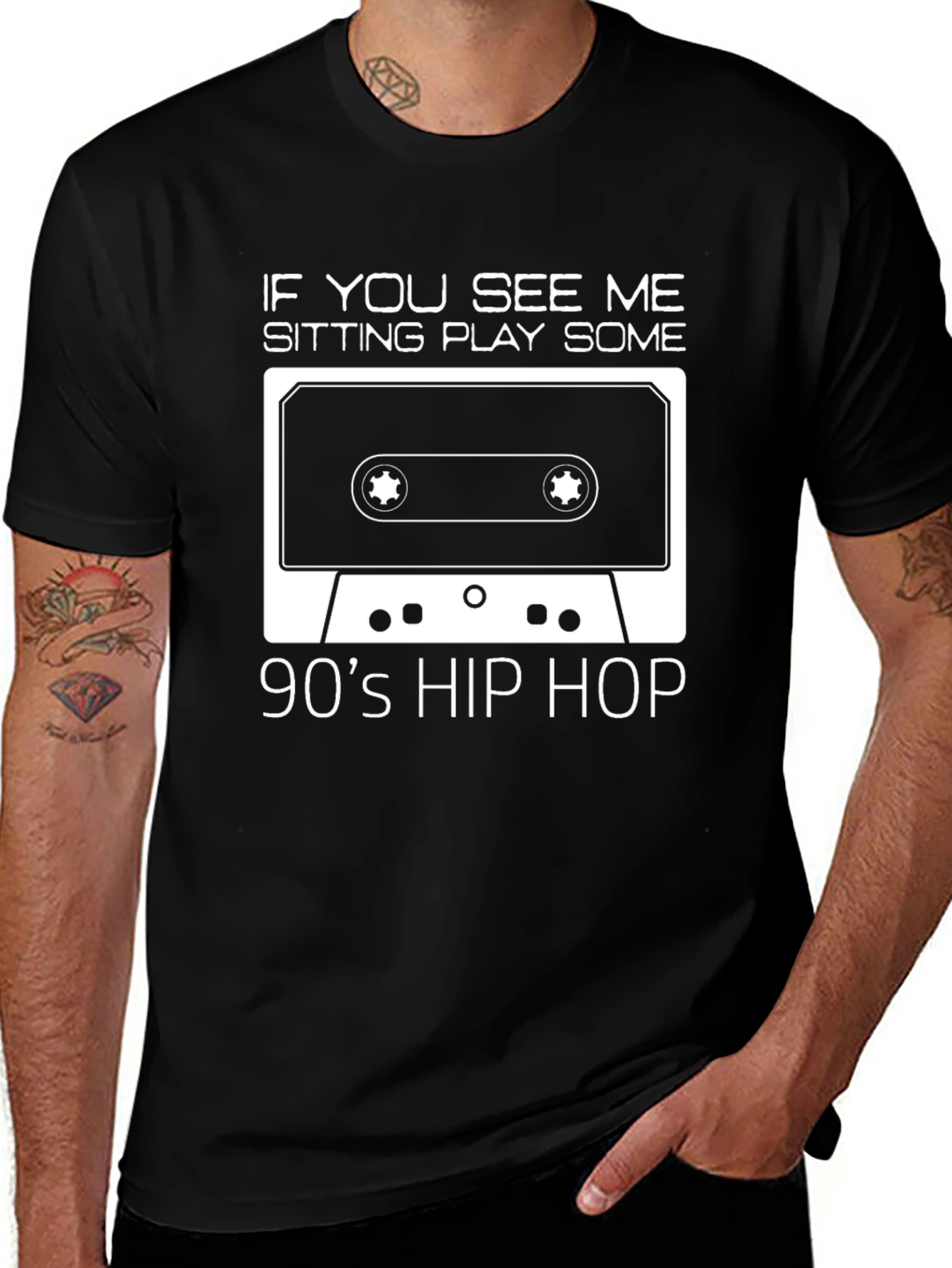 Variant 26 of 90's Hip Hop Cassette Tape Graphic Tee