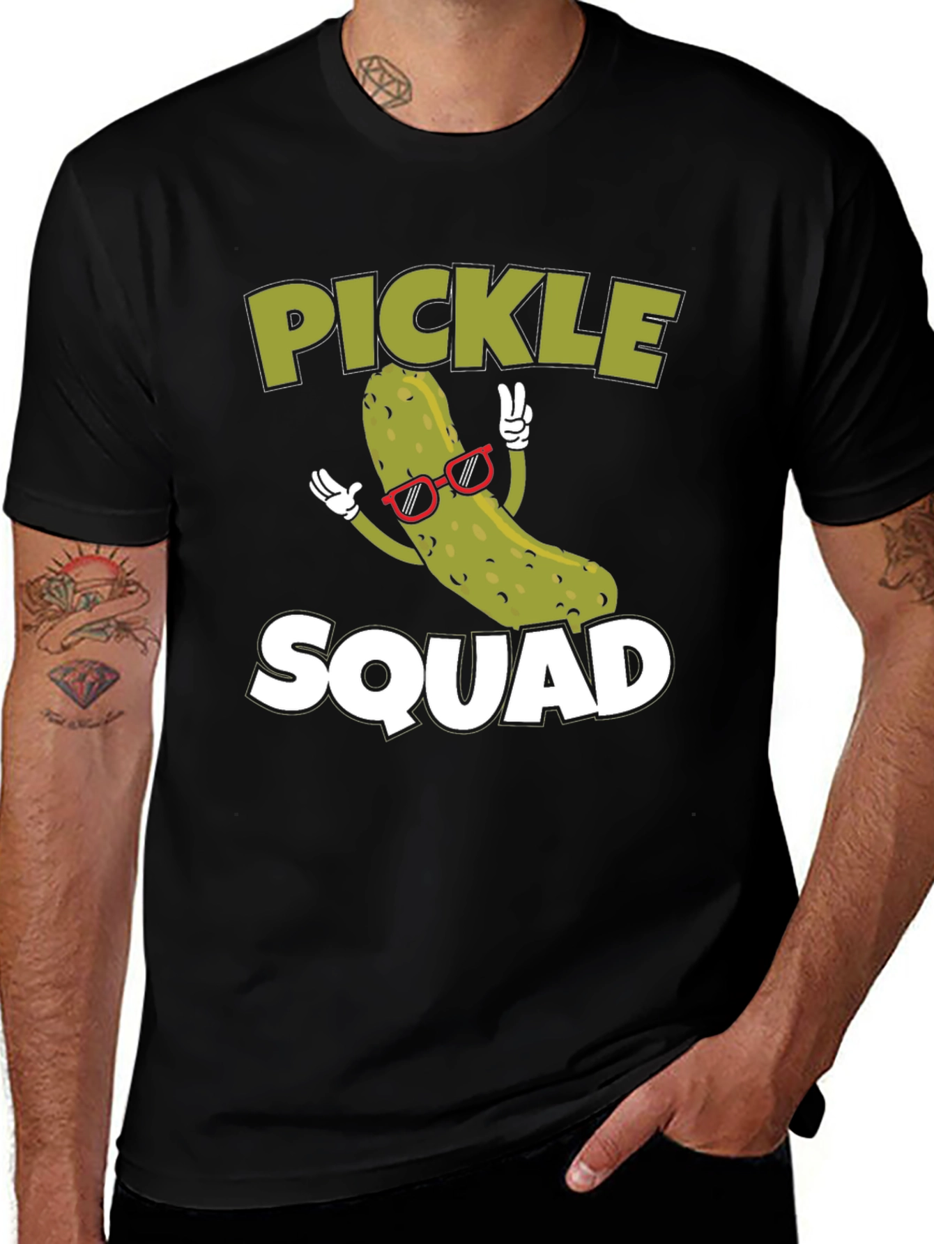 Pickle Squad T-Shirt - Funny Cartoon Tee